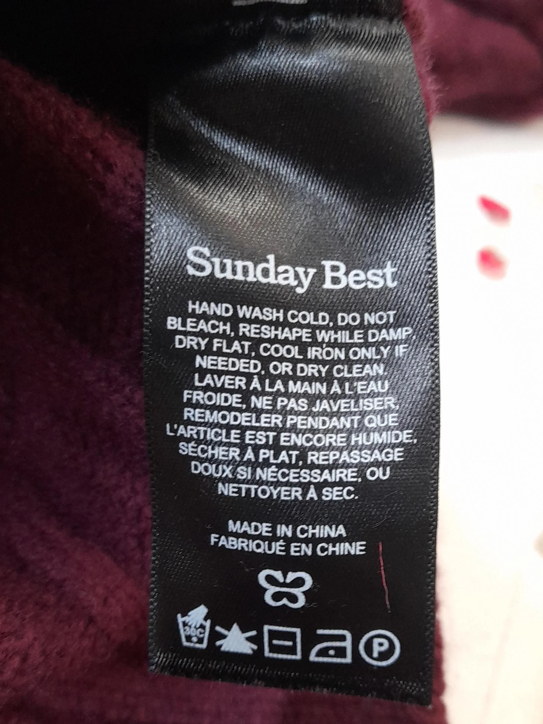 Sunday Best Women's Jumper S Red 100% Other Round Neck Pullover - Image 6
