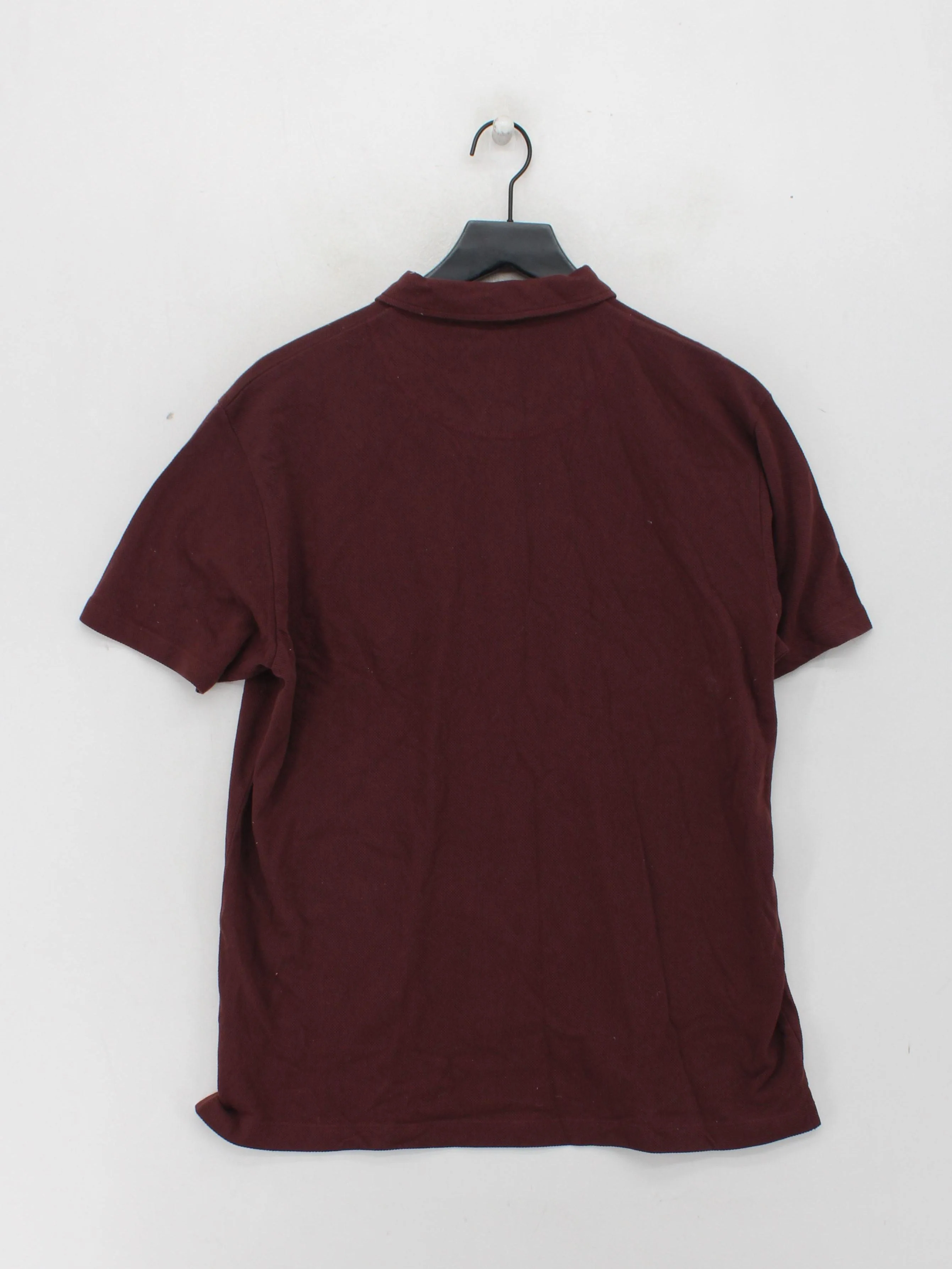Sunspel Men's Polo XL Red 100% Cotton Basic - Image 2