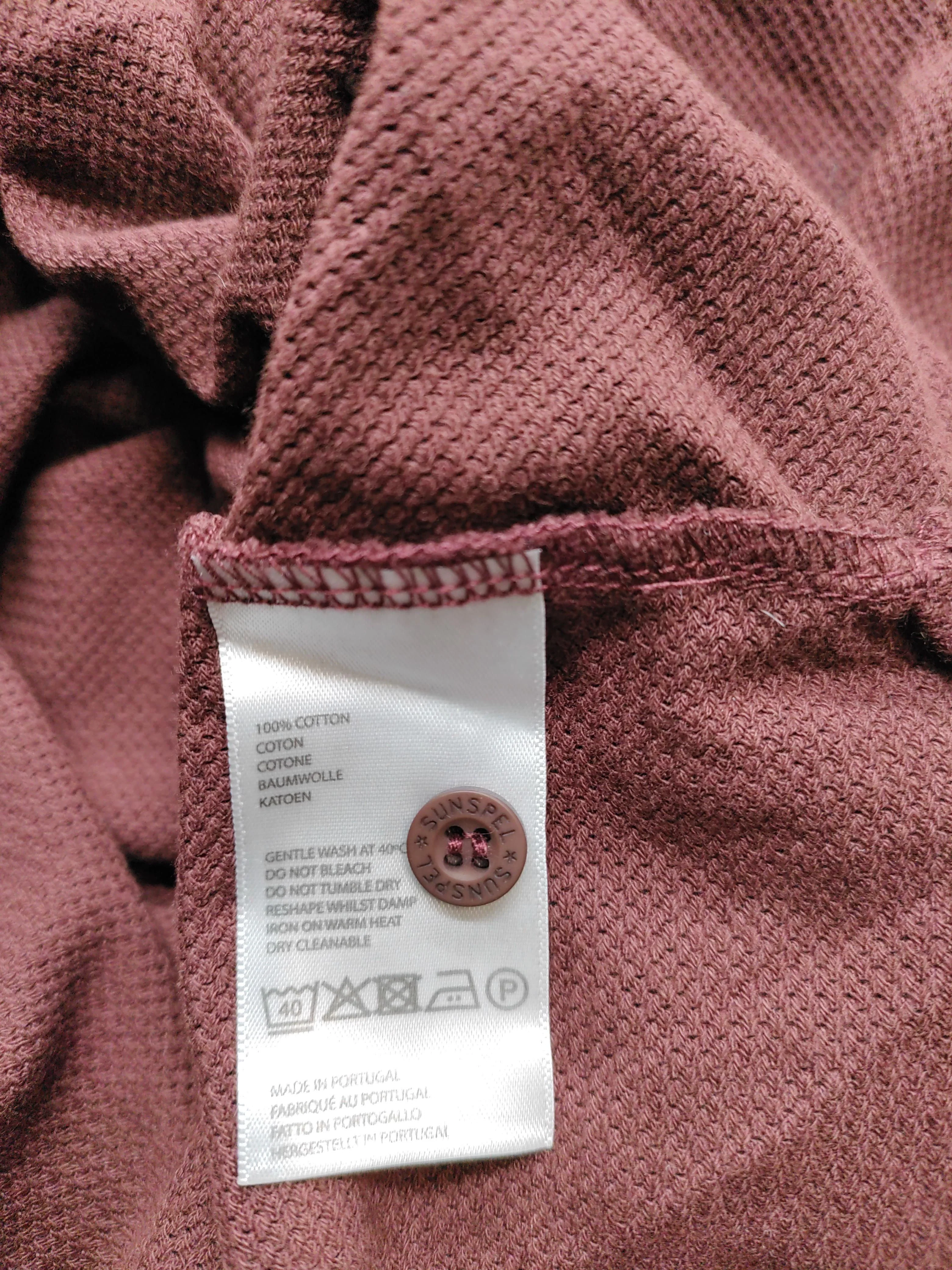 Sunspel Men's Polo XL Red 100% Cotton Basic - Image 6