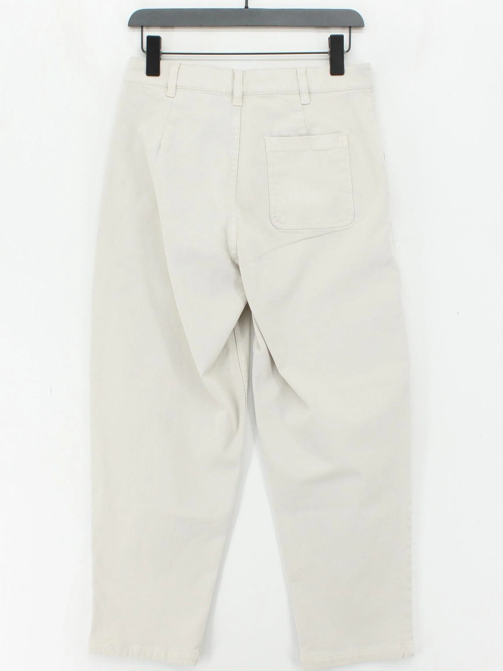 Sunspel Men's Trousers S Cream 100% Cotton Tapered Chino - Image 2