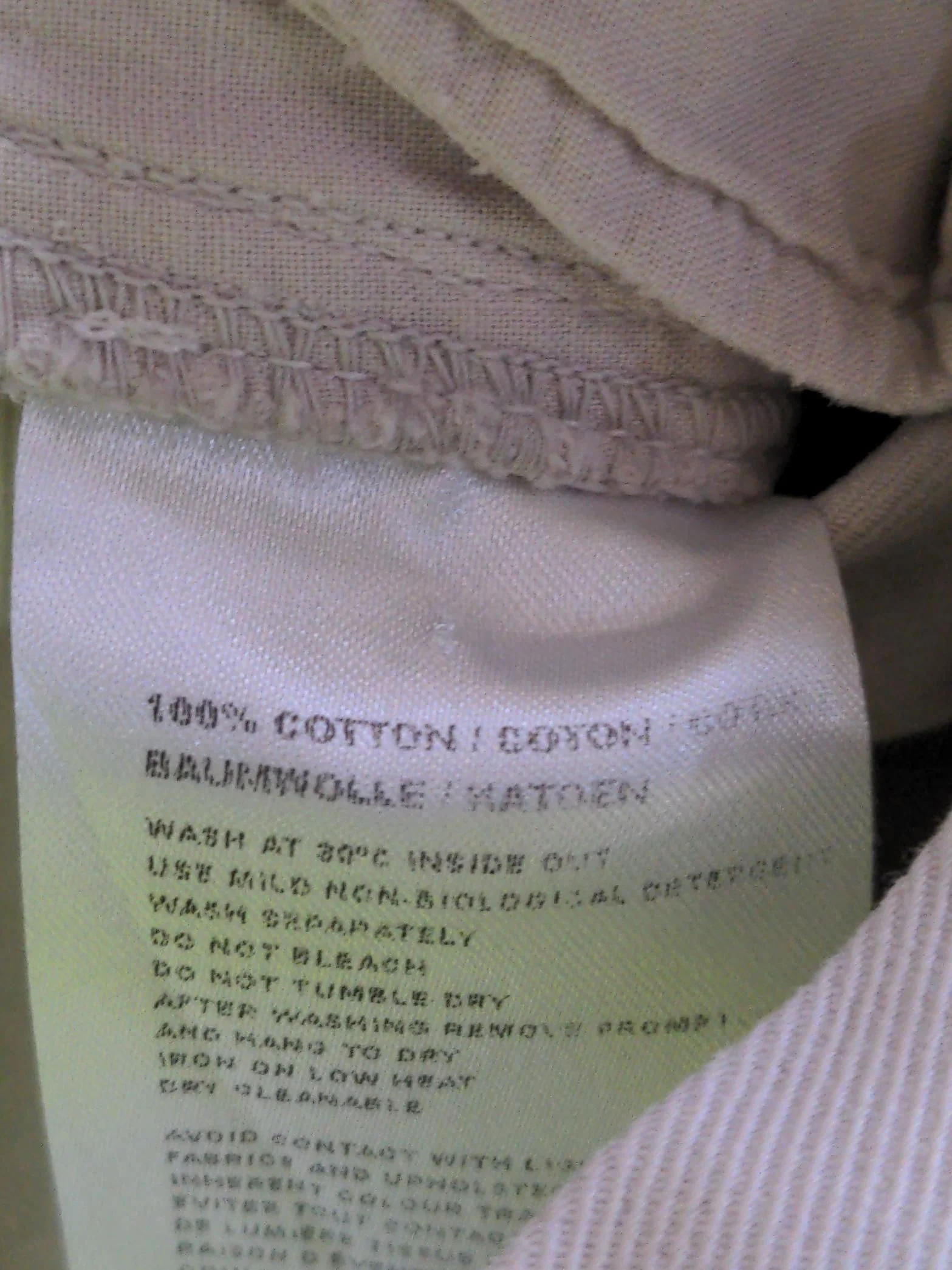 Sunspel Men's Trousers S Cream 100% Cotton Tapered Chino - Image 6