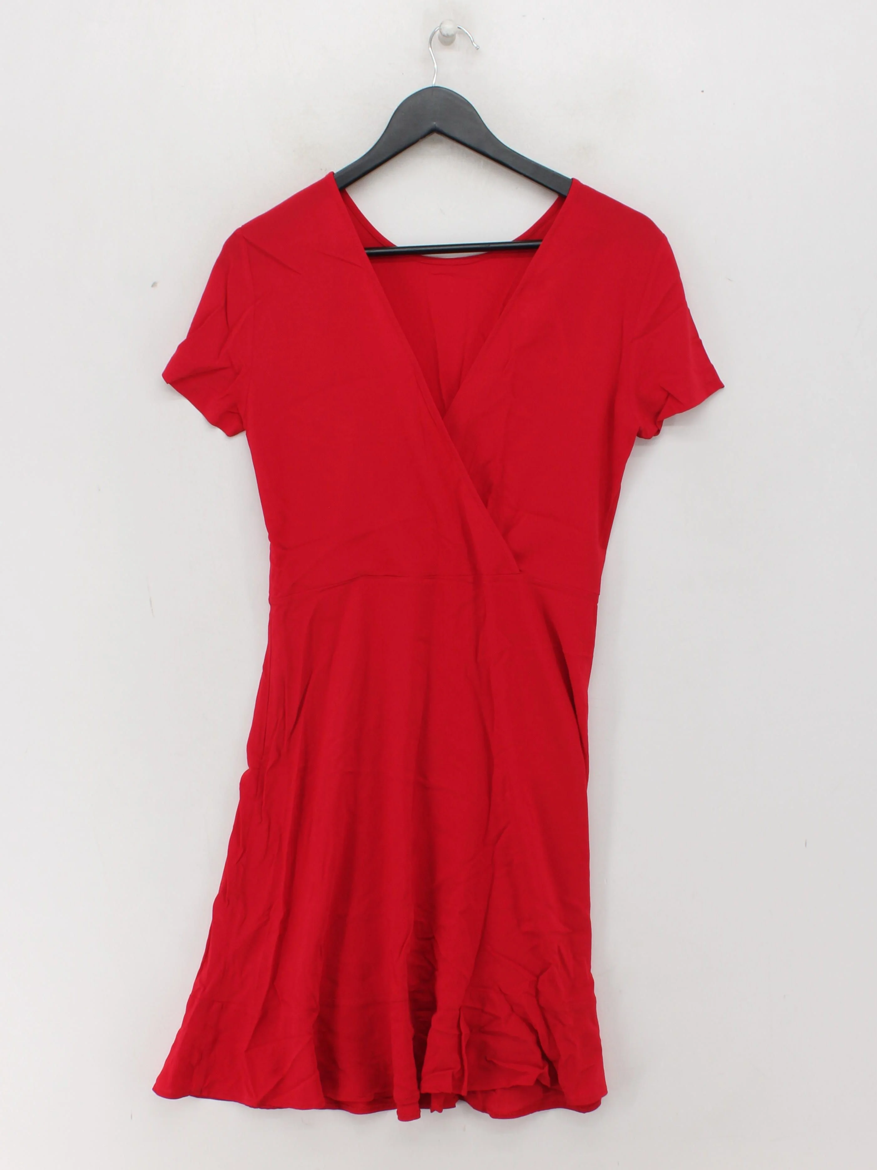 Suoli Wrap Mini Dress UK10 in Red - Image 2