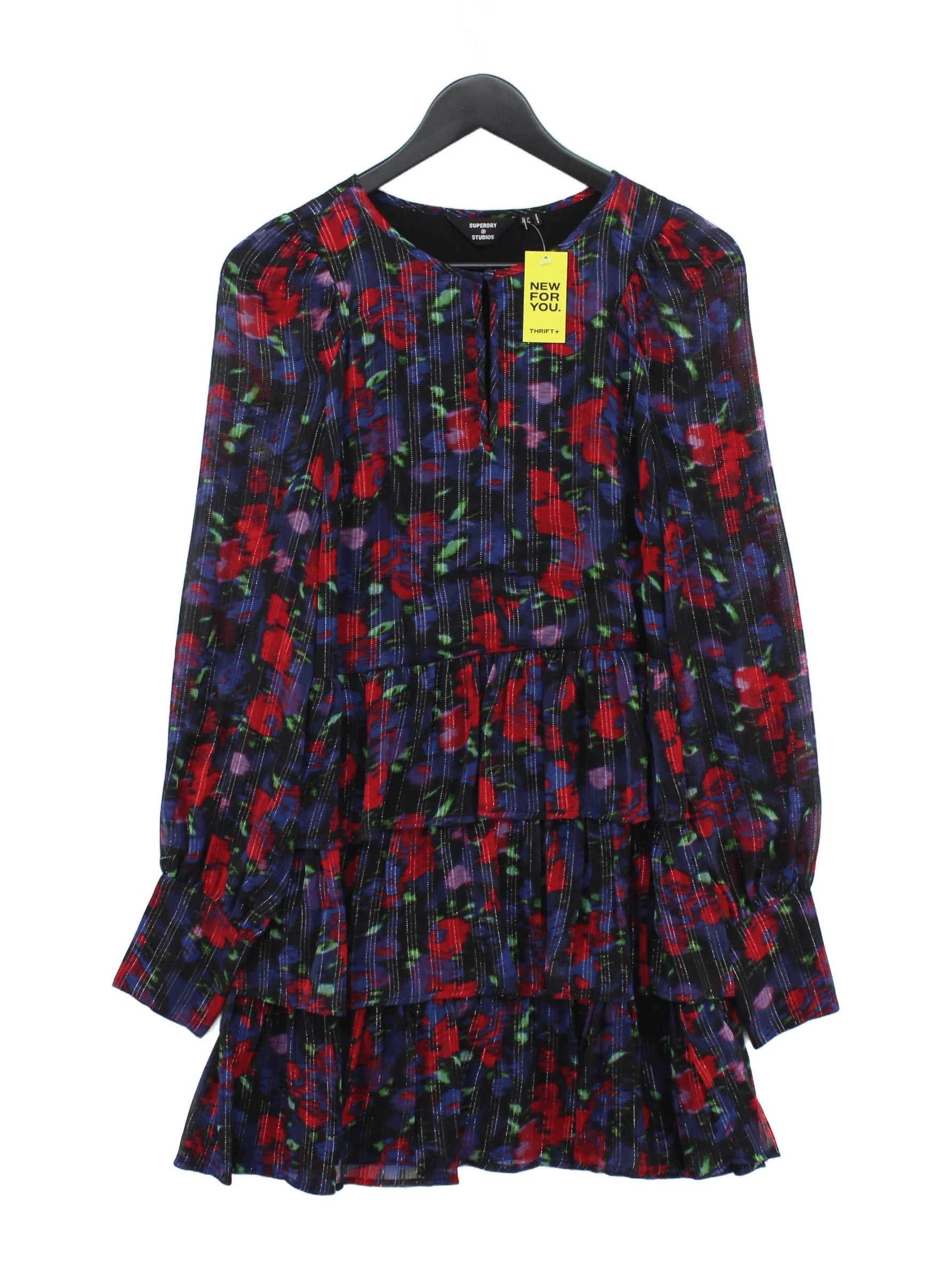 Superdry A-Line Mini Dress UK12 in Multi