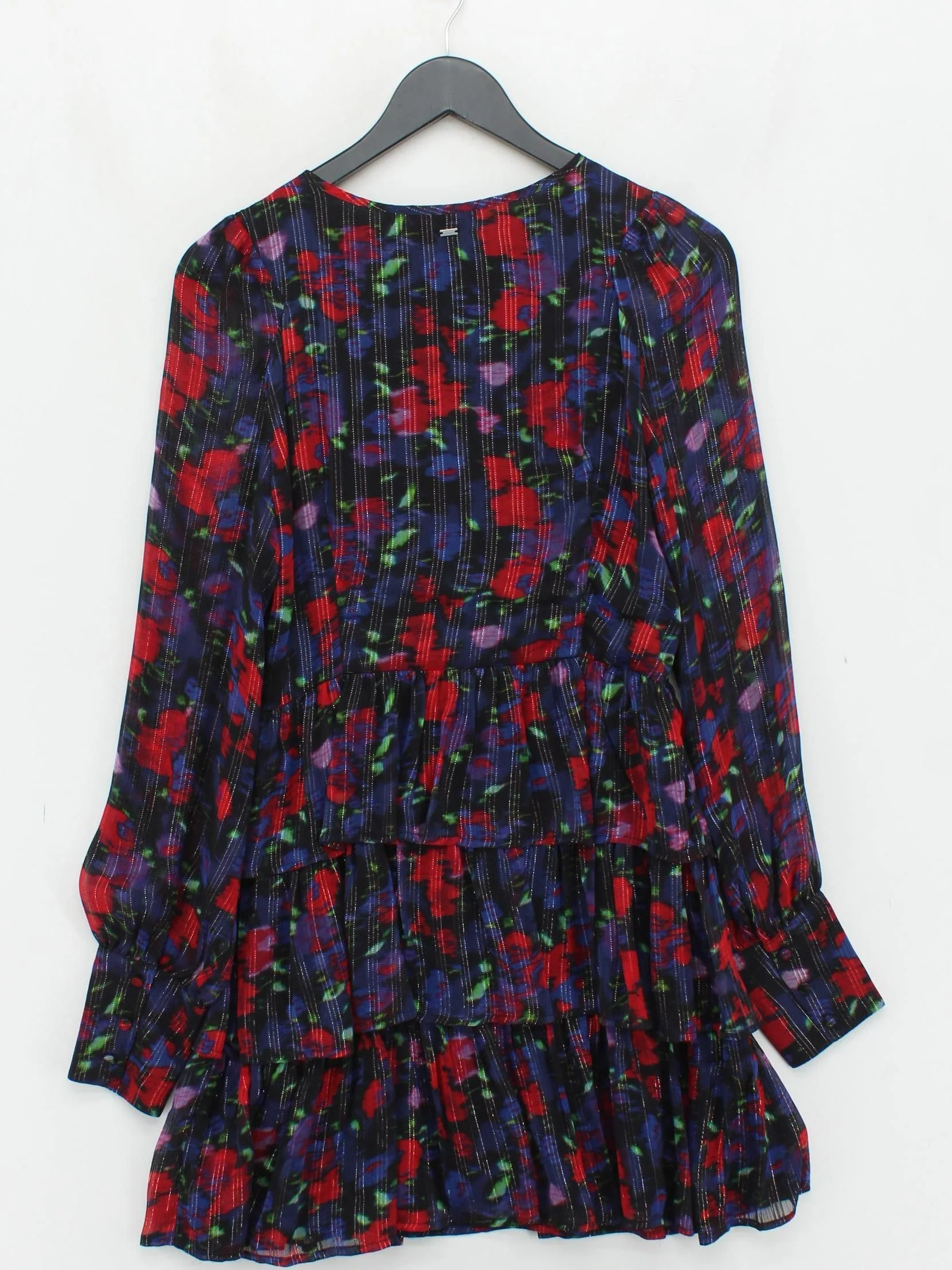 Superdry A-Line Mini Dress UK12 in Multi - Image 2