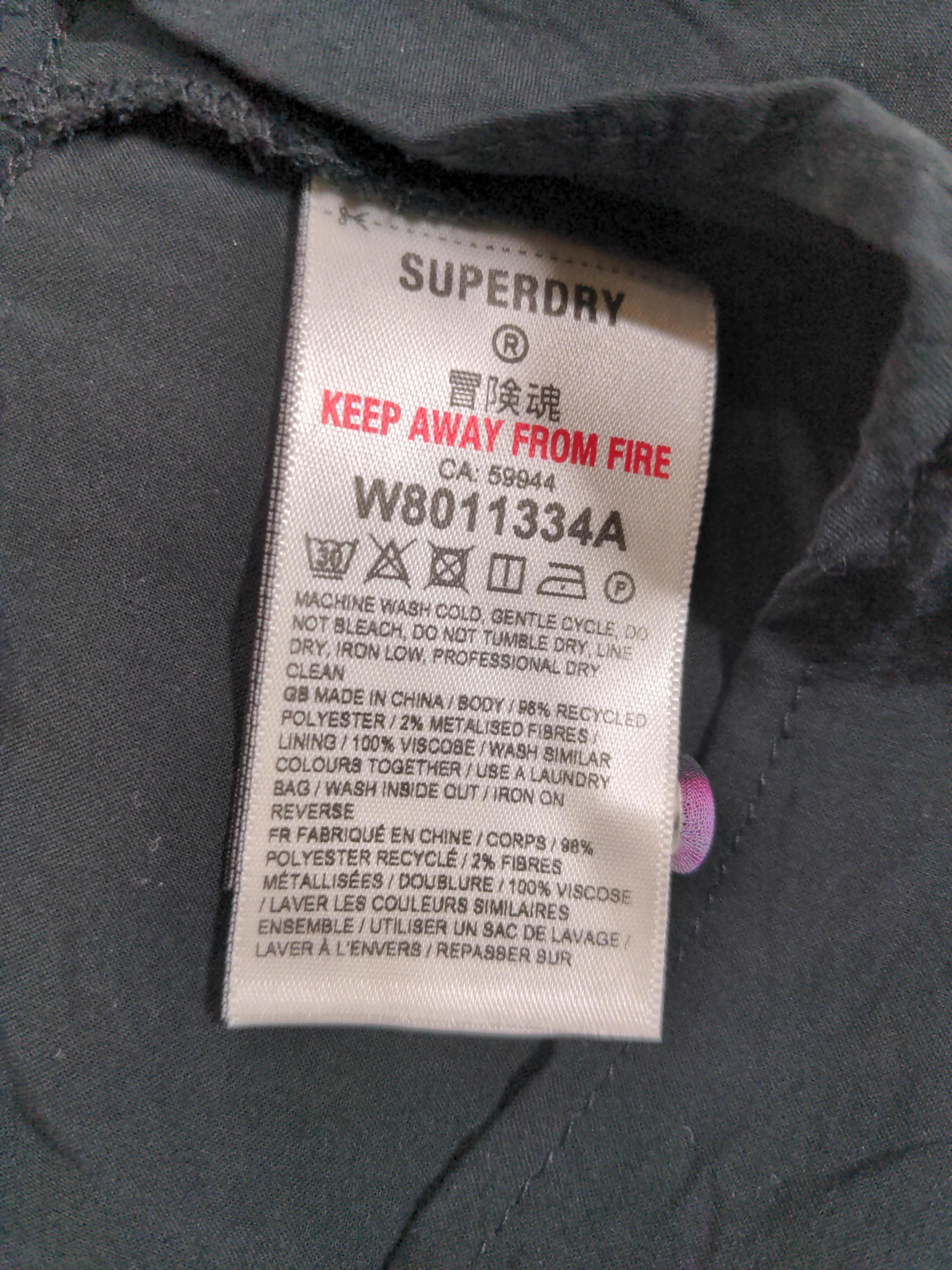 Superdry A-Line Mini Dress UK12 in Multi - Image 6