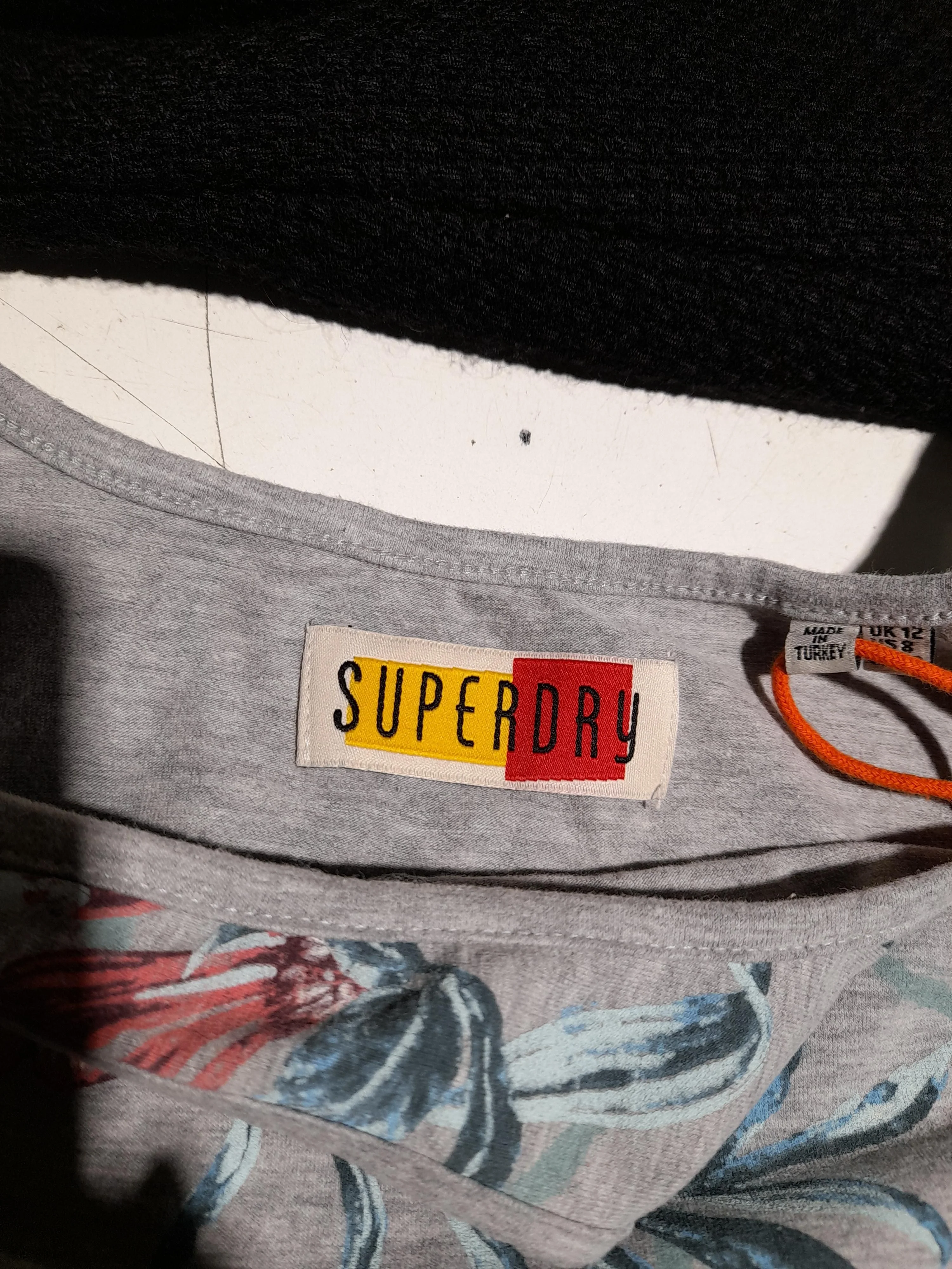 Superdry Bodycon Mini Dress UK12 in Grey - Image 5