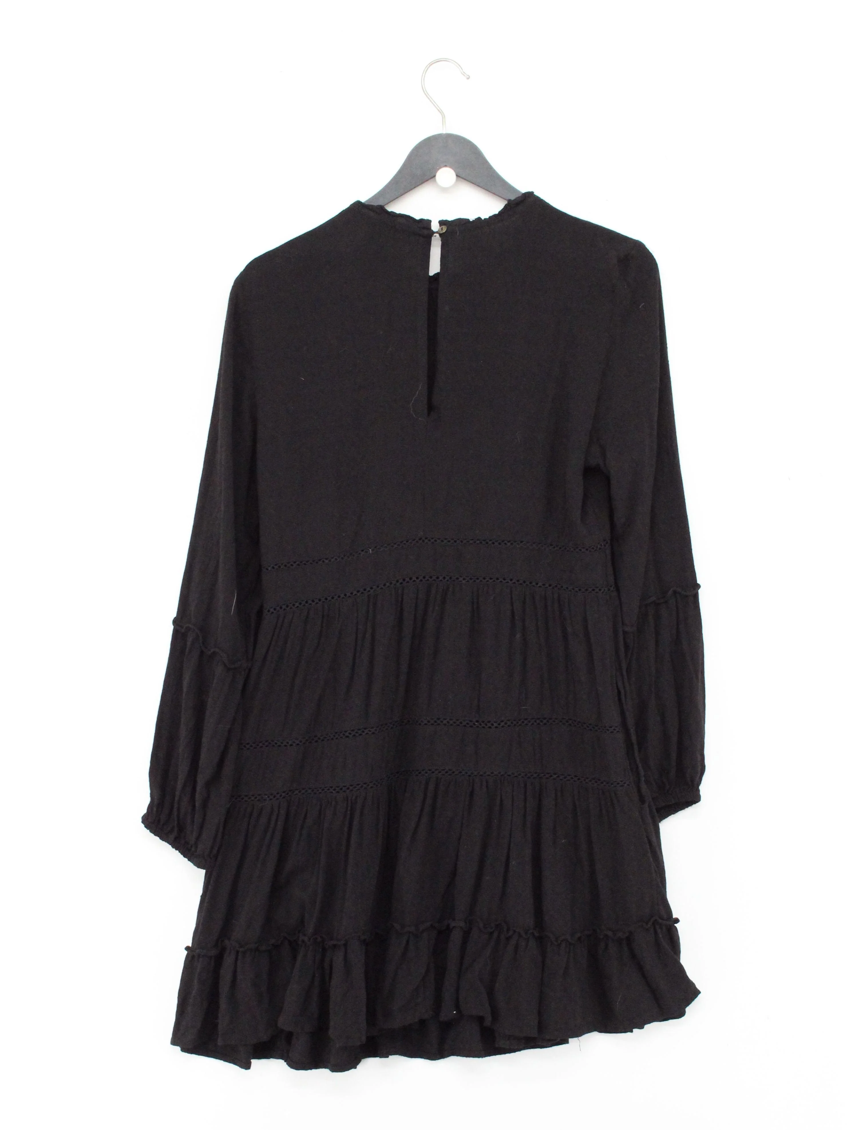 Superdry Jumper Mini Dress UK12 in Black - Image 2