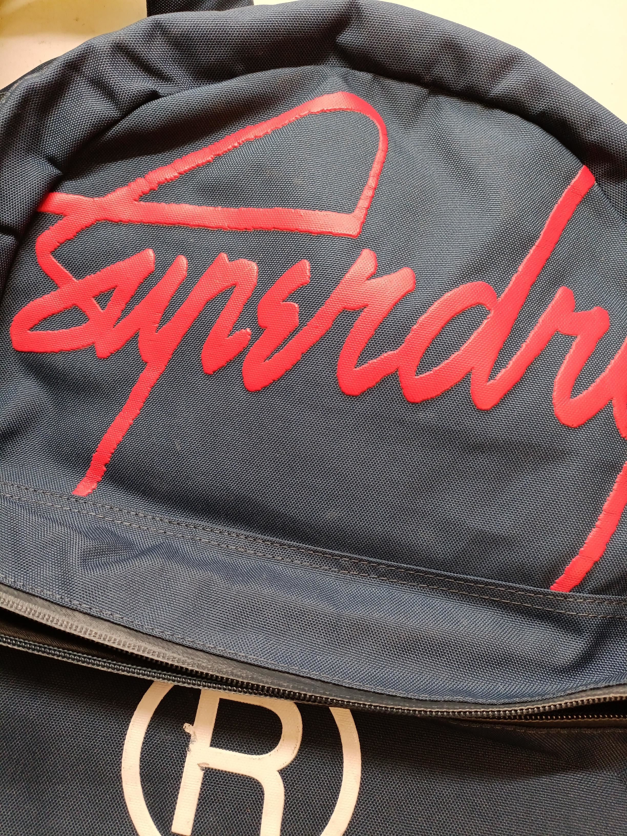 Superdry Men's Bag Blue Graphic 100% Polyester Backpack - Image 7