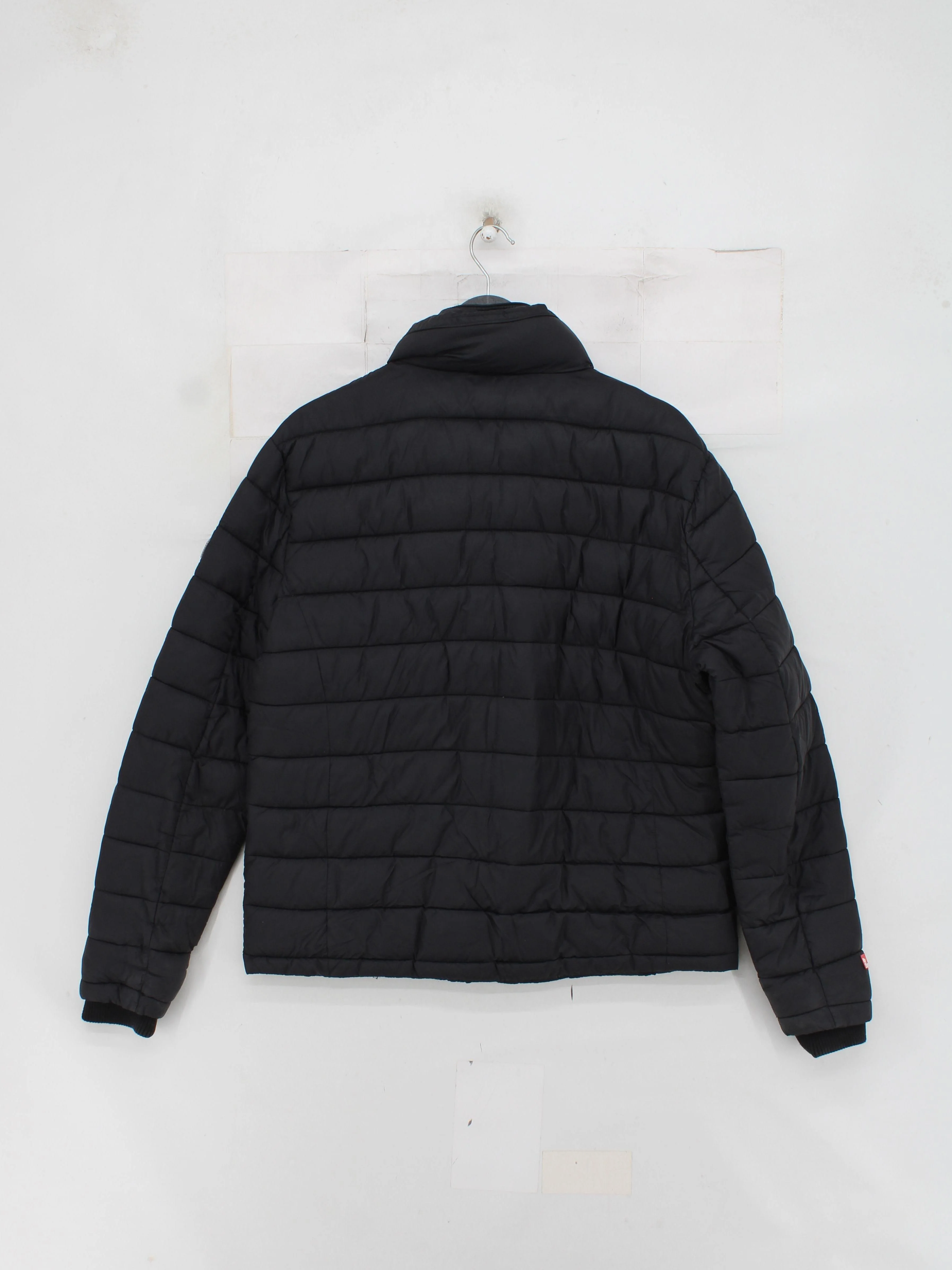 Superdry Men's Coat M Black Nylon with Polyester Puffer Jacket - Image 2