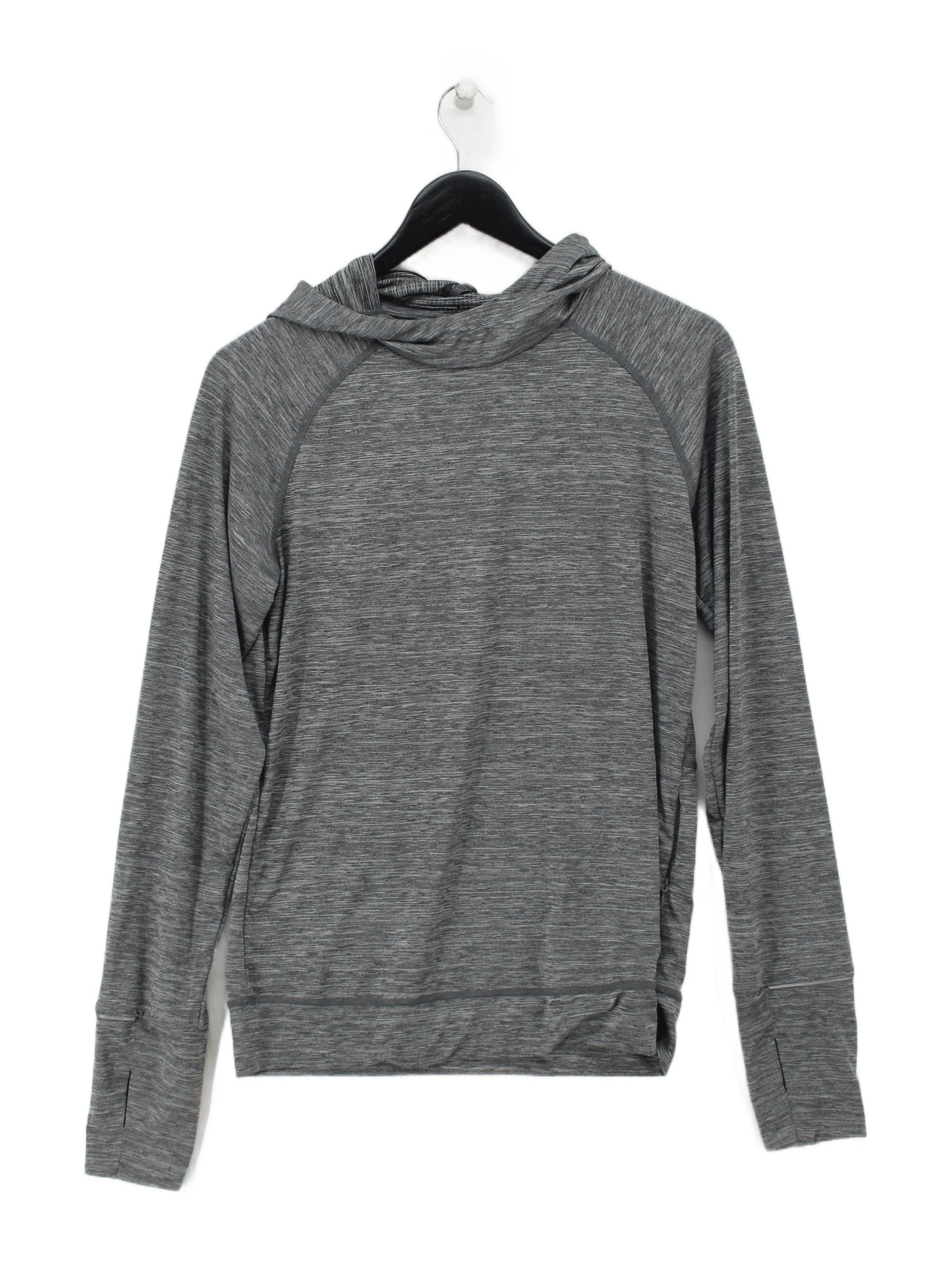 Superdry Men's Hoodie L Grey Polyester with Elastane Pullover