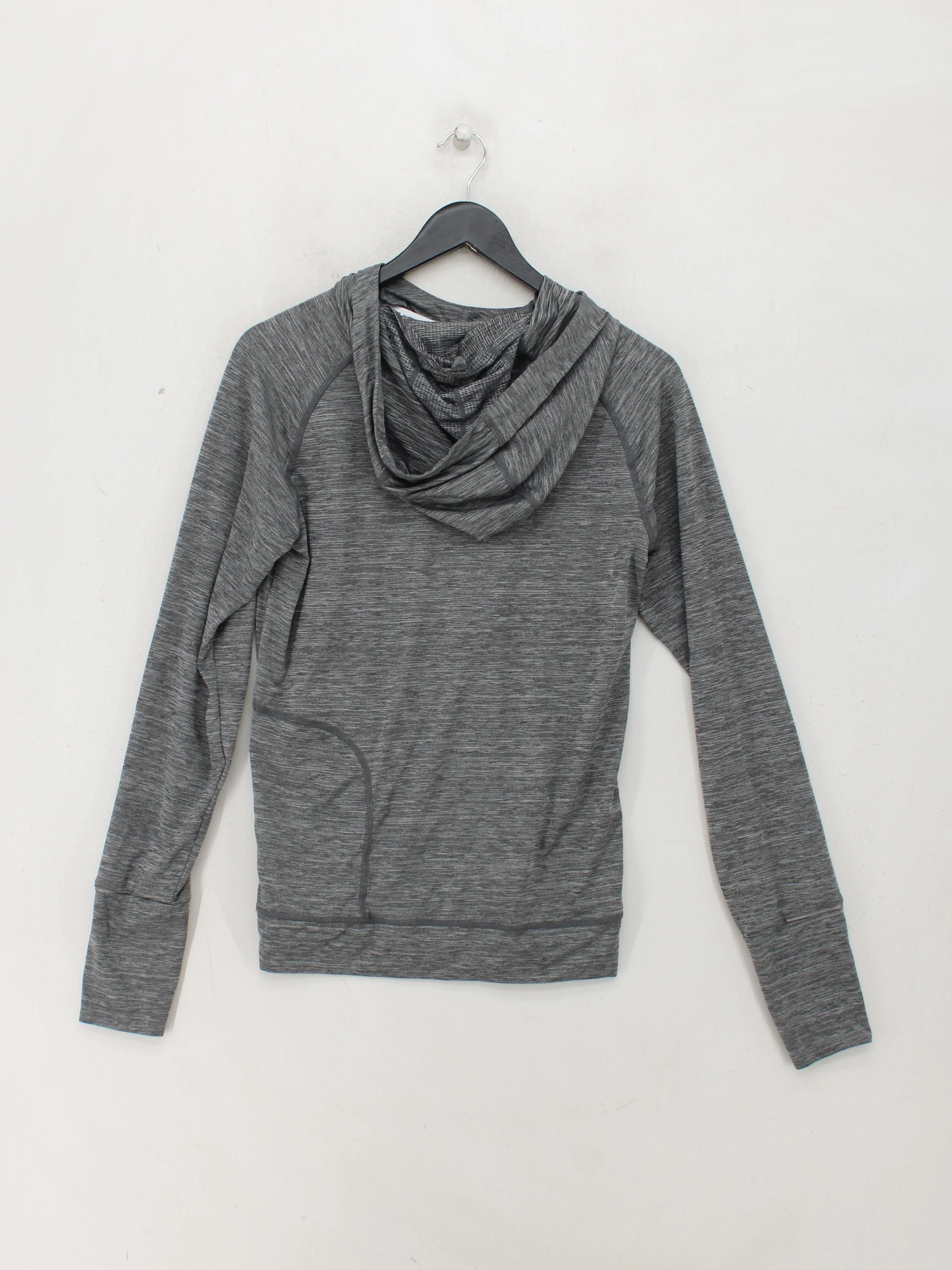 Superdry Men's Hoodie L Grey Polyester with Elastane Pullover - Image 2
