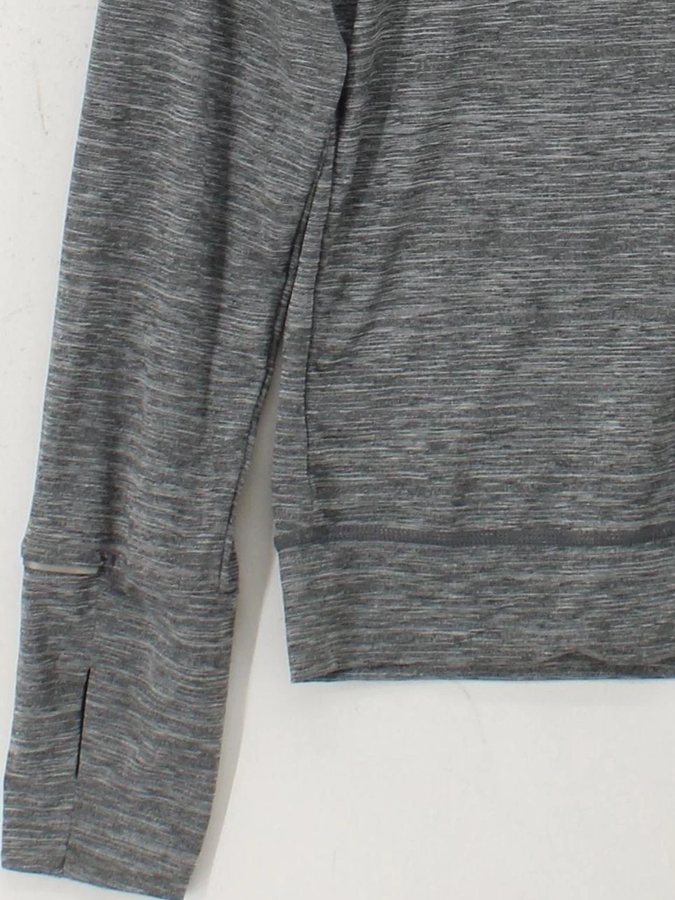 Superdry Men's Hoodie L Grey Polyester with Elastane Pullover - Image 4