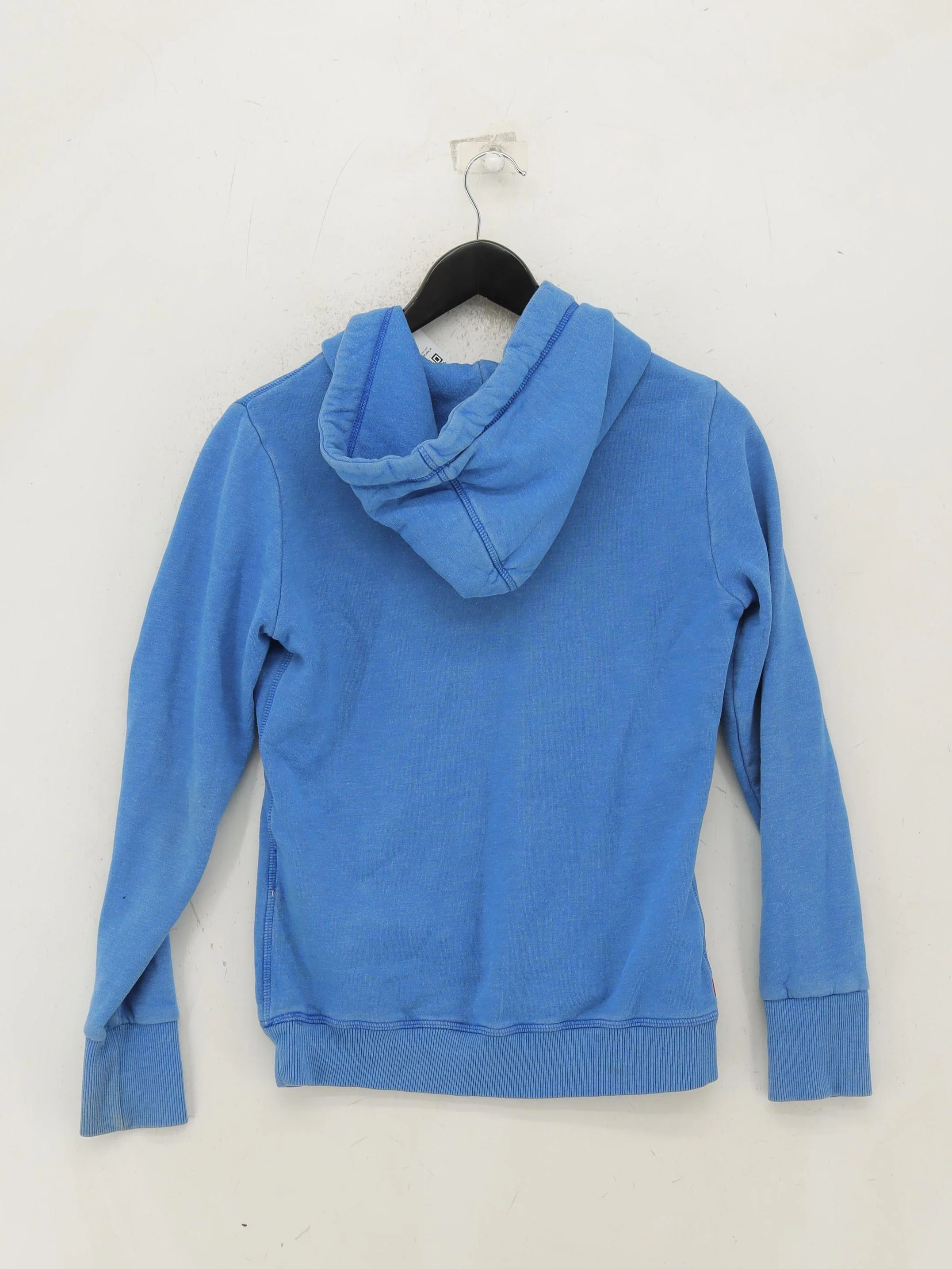 Superdry Men's Hoodie M Blue Cotton with Polyester Pullover - Image 2