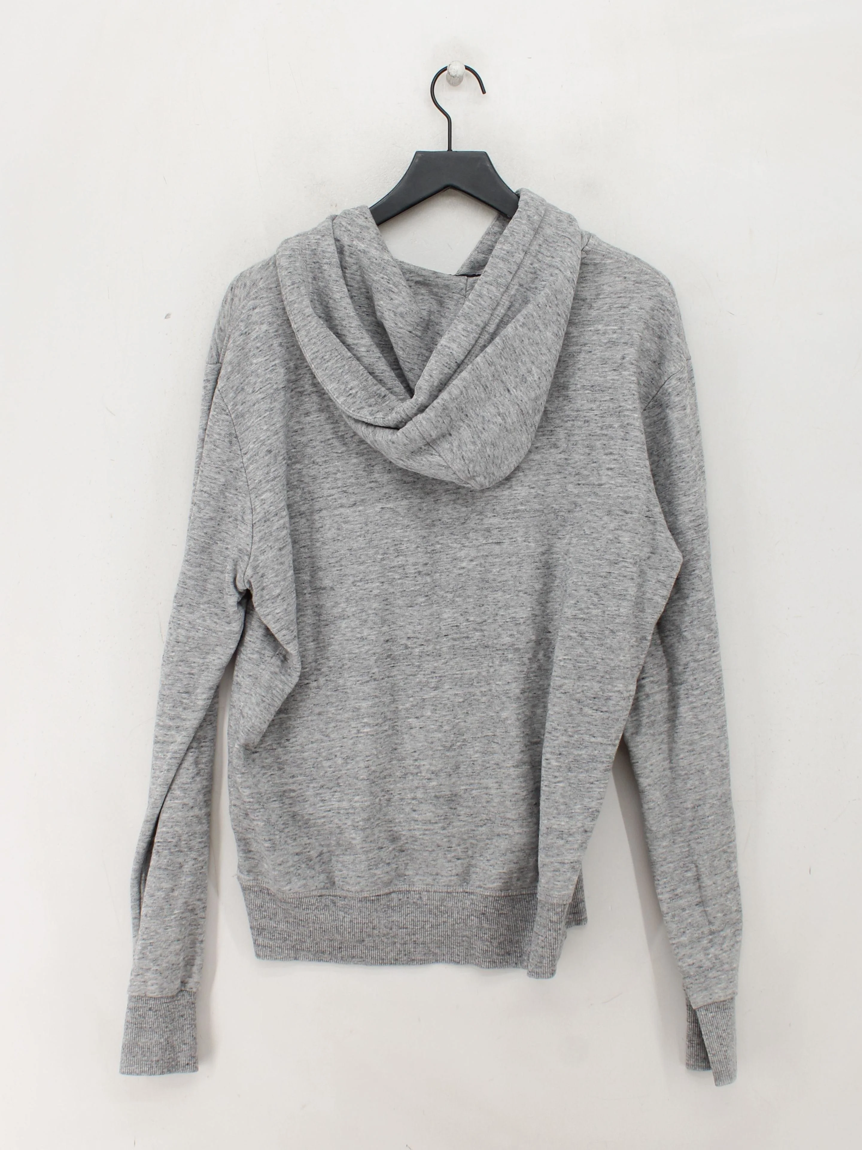Superdry Men's Hoodie M Grey Graphic Cotton with Polyester Pullover - Image 2