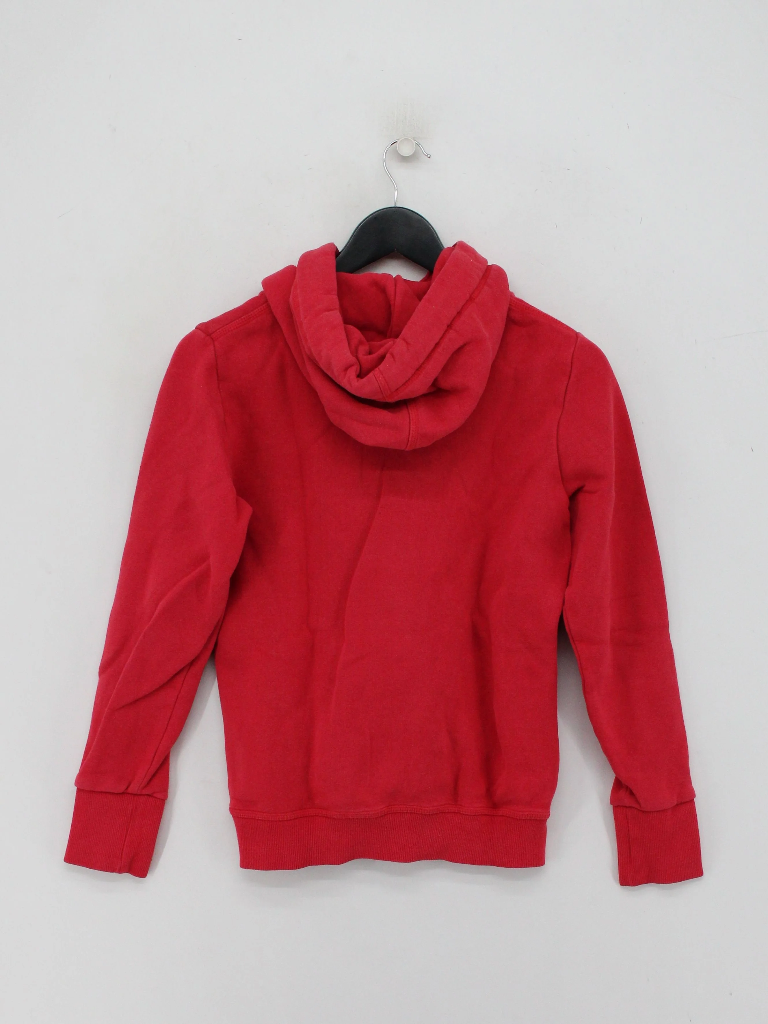 Superdry Men's Hoodie S Red Graphic Cotton with Polyester Pullover - Image 2