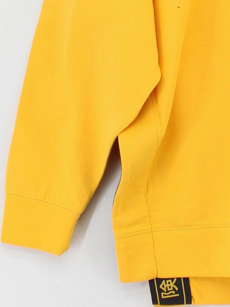 Superdry Men's Hoodie S Yellow Polyester with Viscose, Elastane Pullover - Image 4