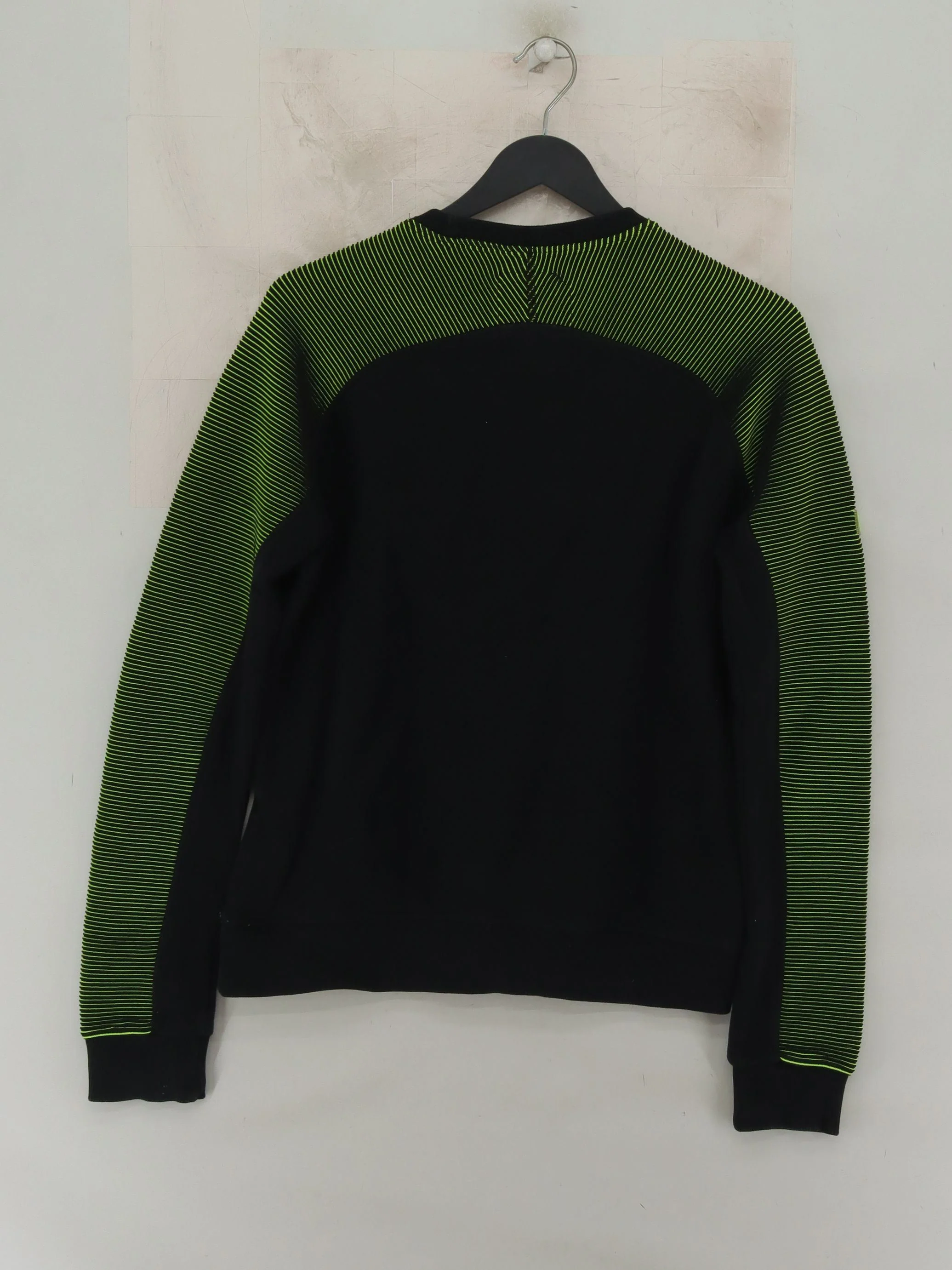 Superdry Men's Hoodie XS Black Striped 100% Polyester Pullover - Image 2