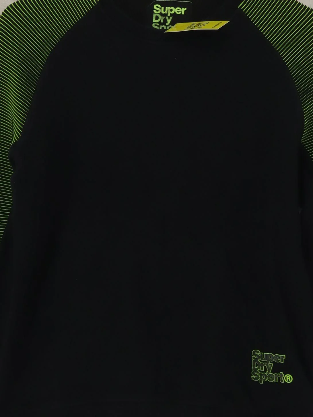 Superdry Men's Hoodie XS Black Striped 100% Polyester Pullover - Image 3