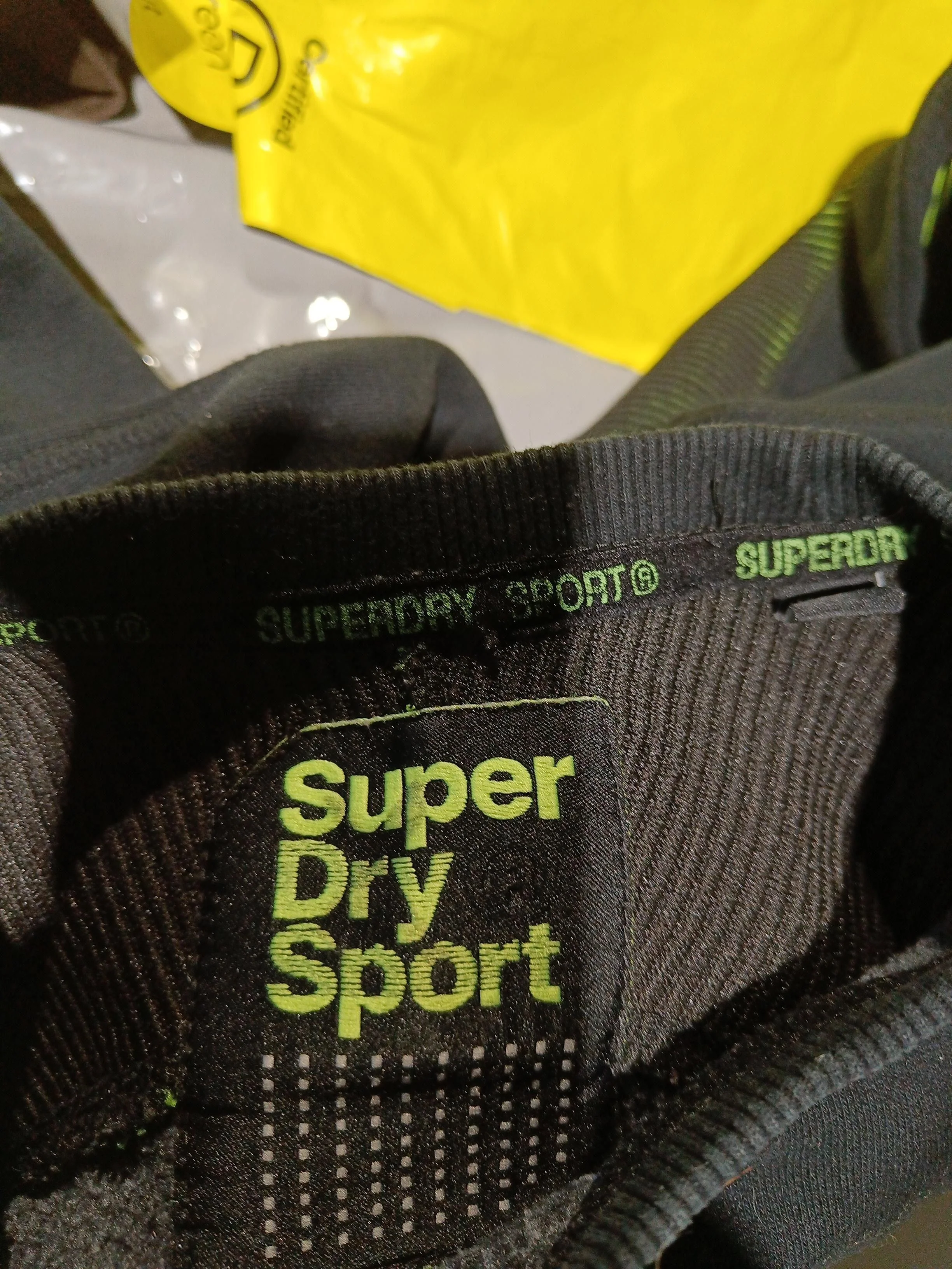 Superdry Men's Hoodie XS Black Striped 100% Polyester Pullover - Image 5