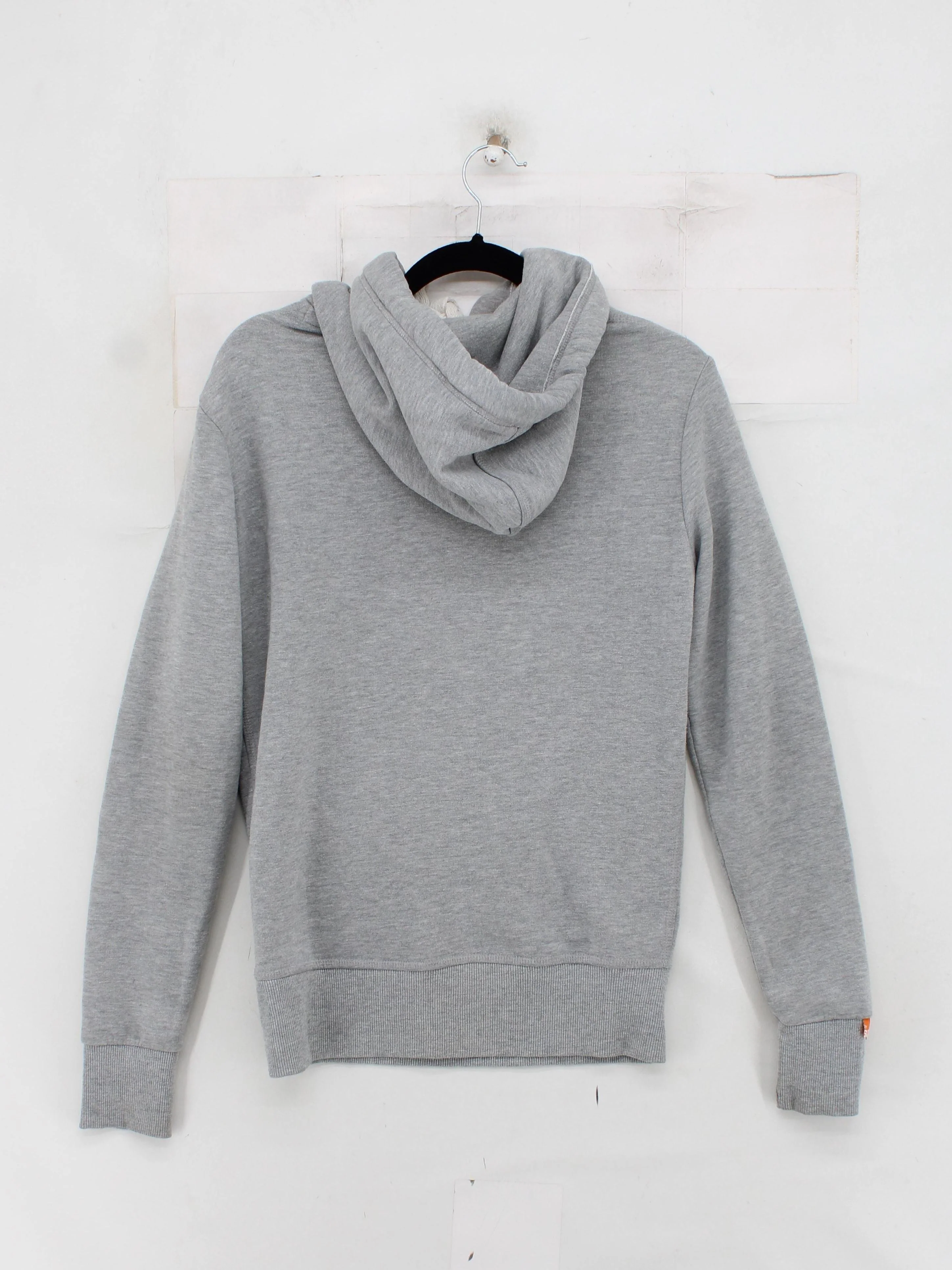 Superdry Men's Hoodie XS Grey Cotton with Polyester Pullover - Image 2