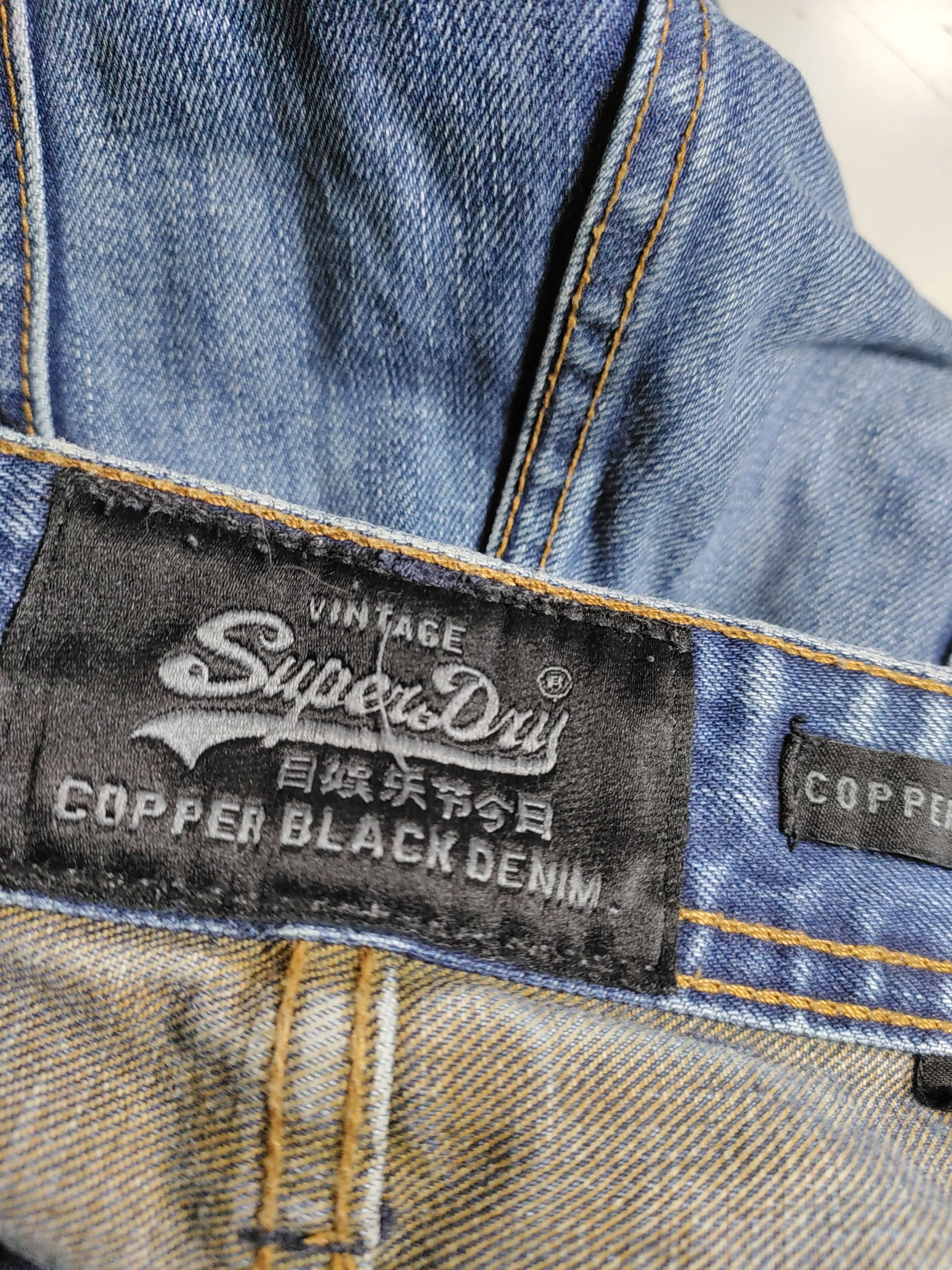 Superdry Men's Jeans M Blue 100% Cotton Straight - Image 5