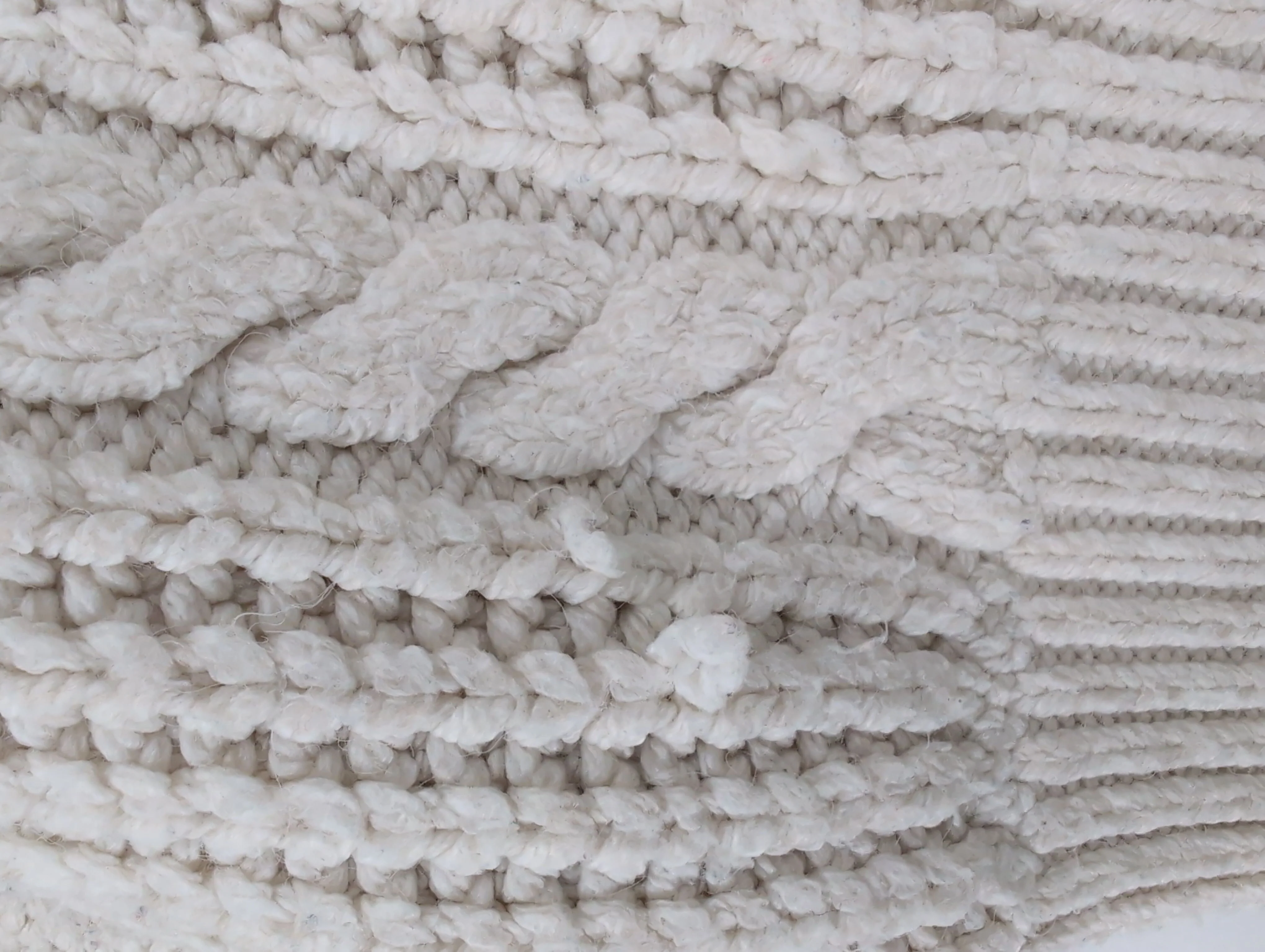 Superdry Men's Jumper L Cream Acrylic with Polyamide, Polyester Pullover - Image 6
