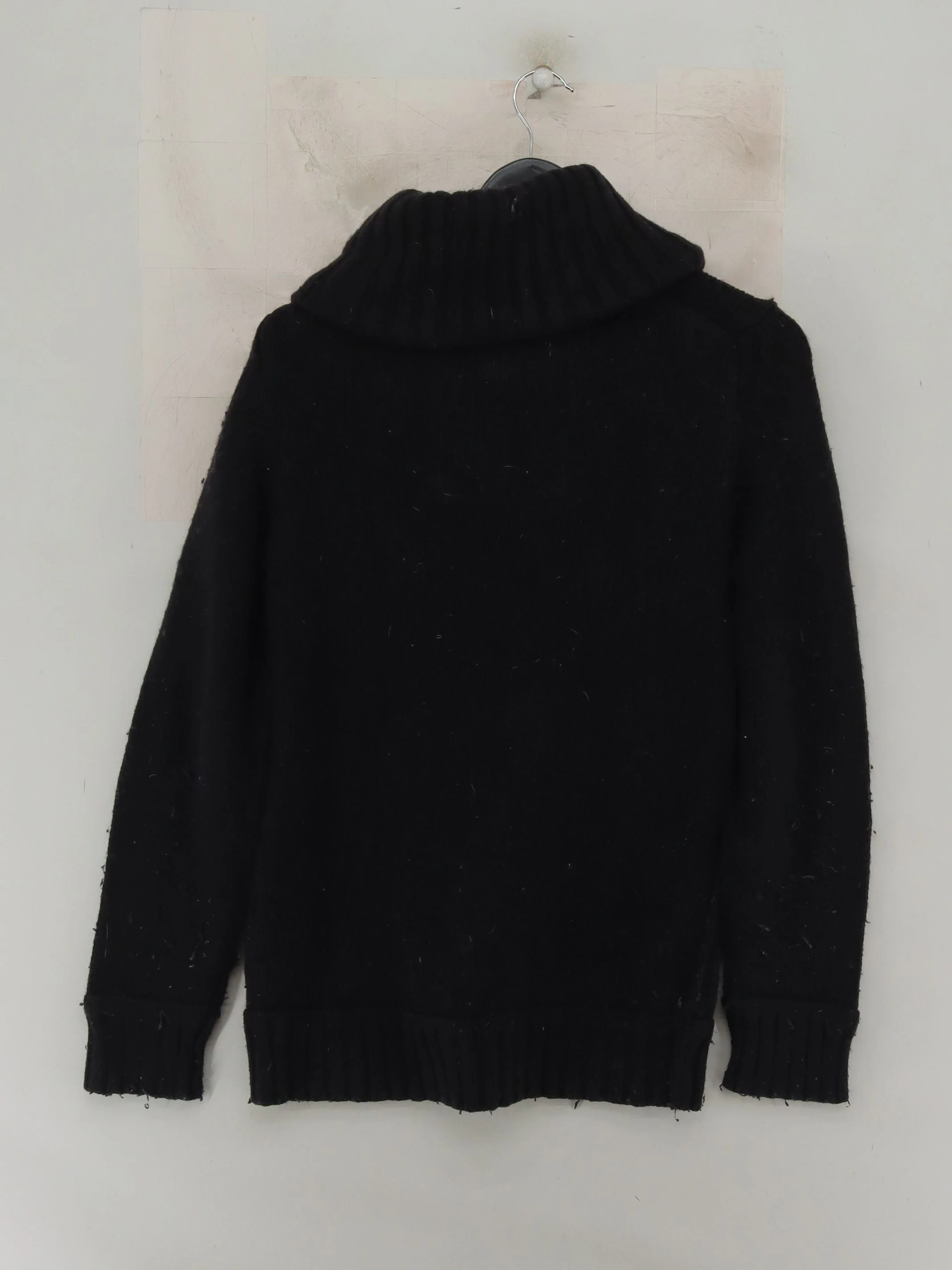 Superdry Men's Jumper M Black Wool with Acrylic, Nylon Roll Neck Pullover - Image 2