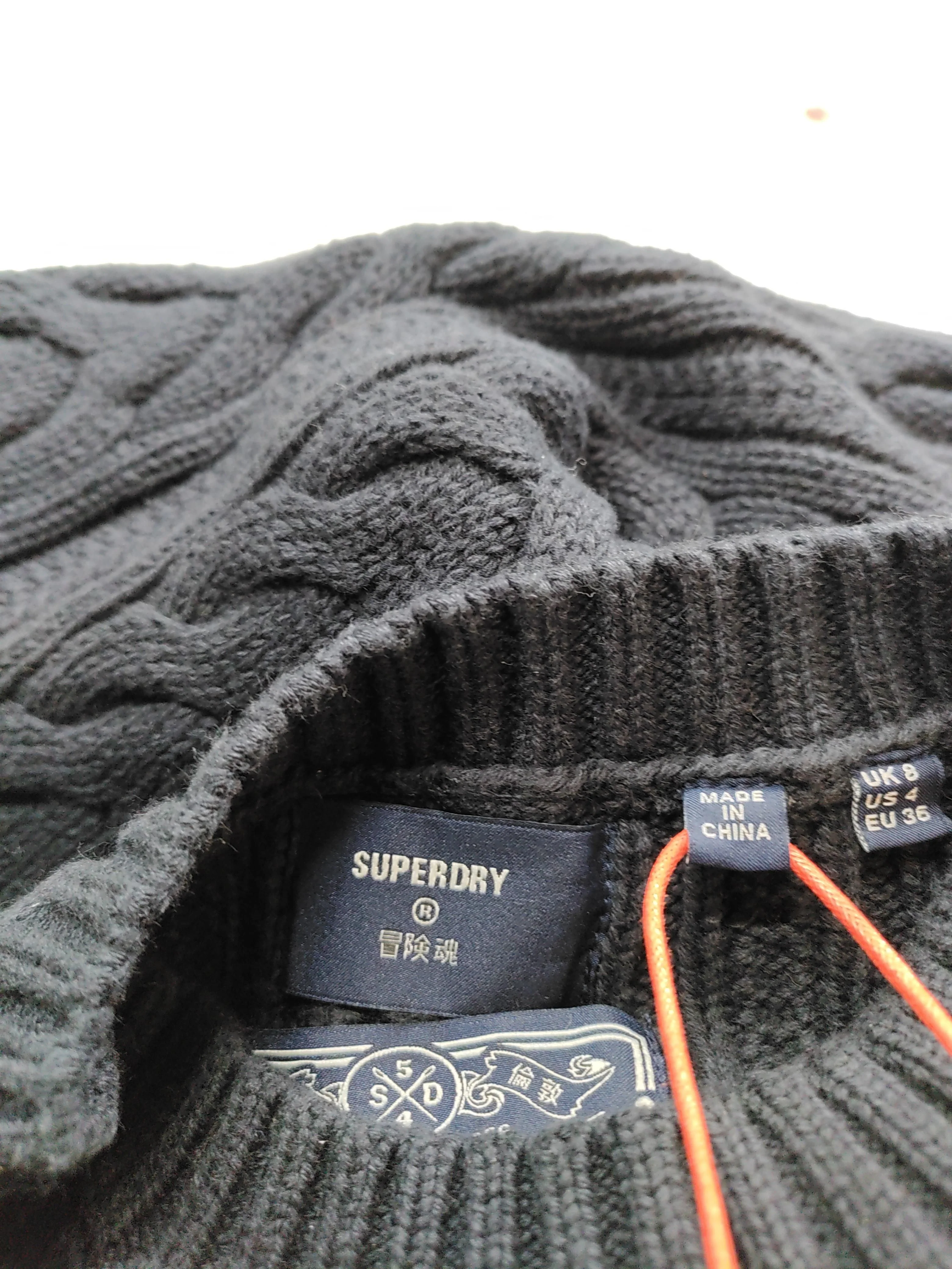 Superdry Men's Jumper S Blue 100% Cotton Crew Neck Pullover New with tags - Image 5