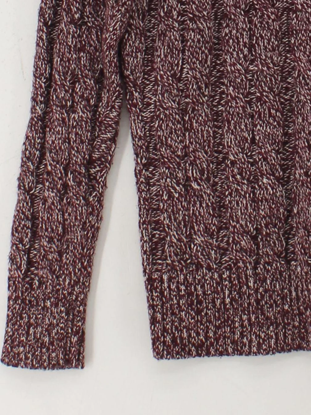 Superdry Men's Jumper S Red Acrylic with Wool Round Neck Pullover - Image 4