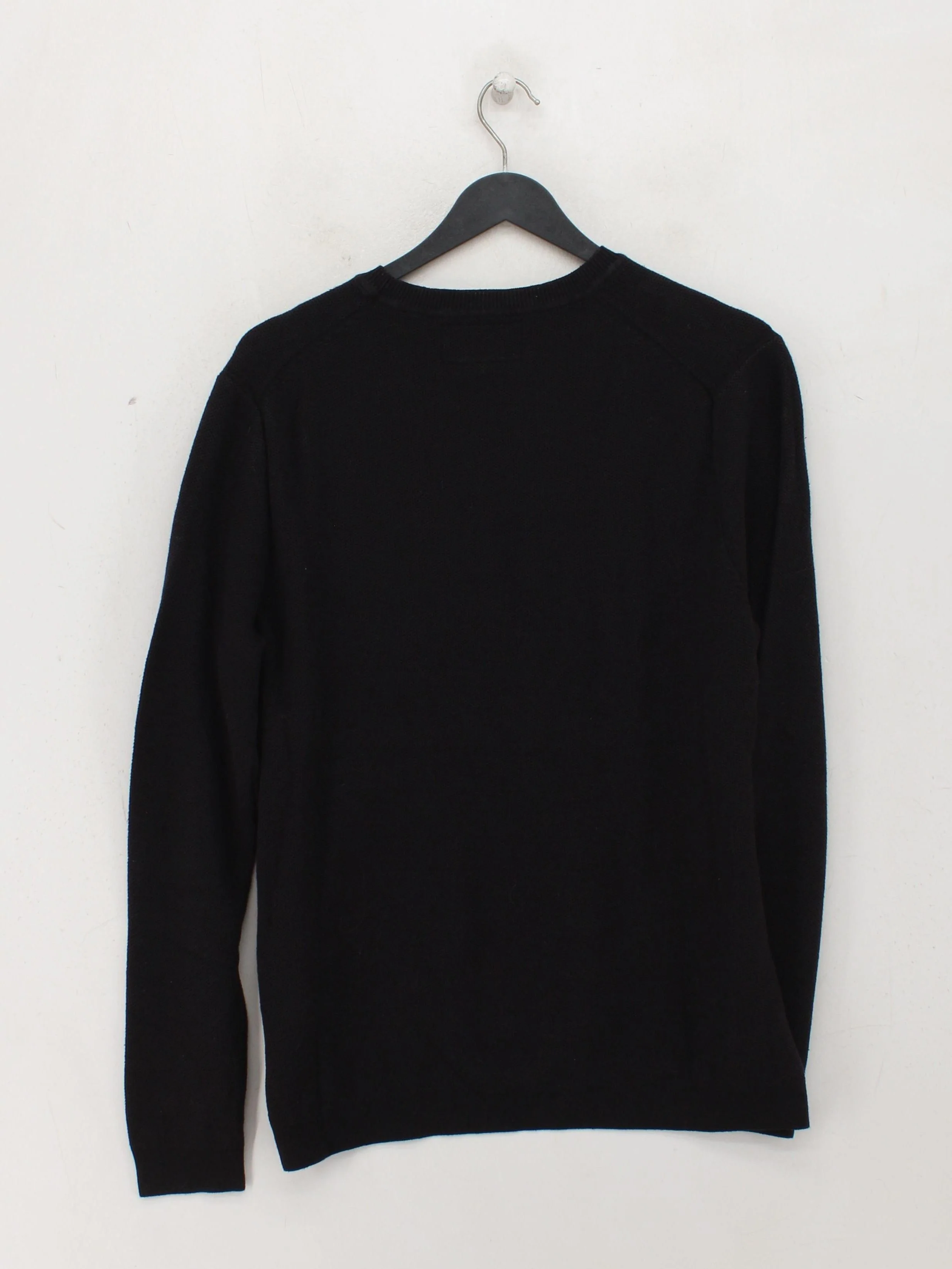 Superdry Men's Jumper XL Black 100% Cotton Crew Neck Pullover - Image 2