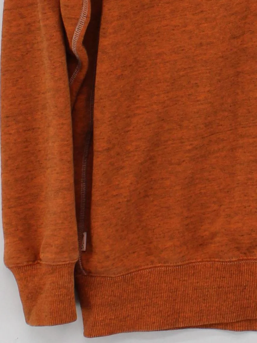 Superdry Men's Jumper XS Orange 100% Cotton Crew Neck Pullover - Image 4