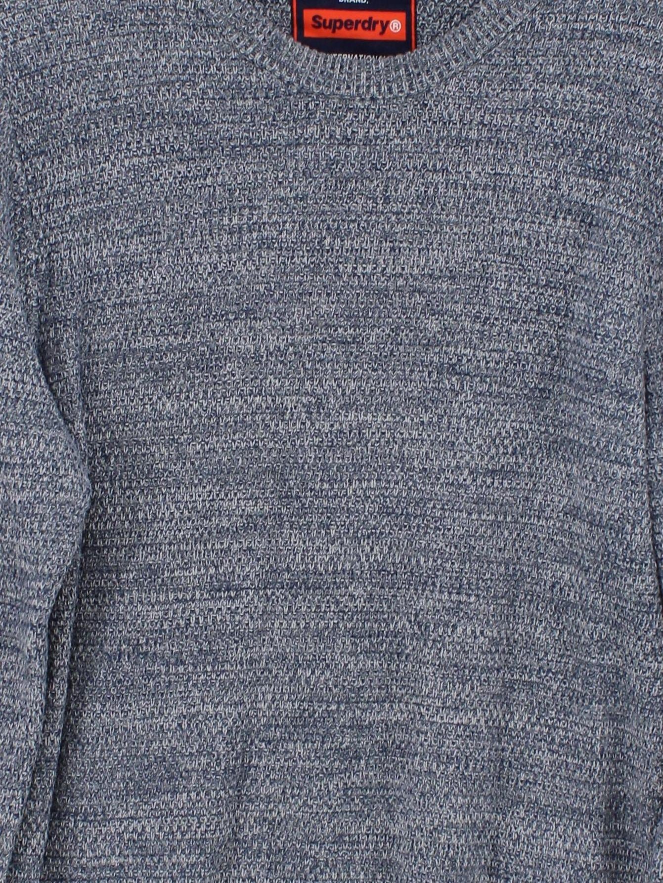 Superdry Men's Jumper XXL Blue 100% Other Round Neck Pullover - Image 3