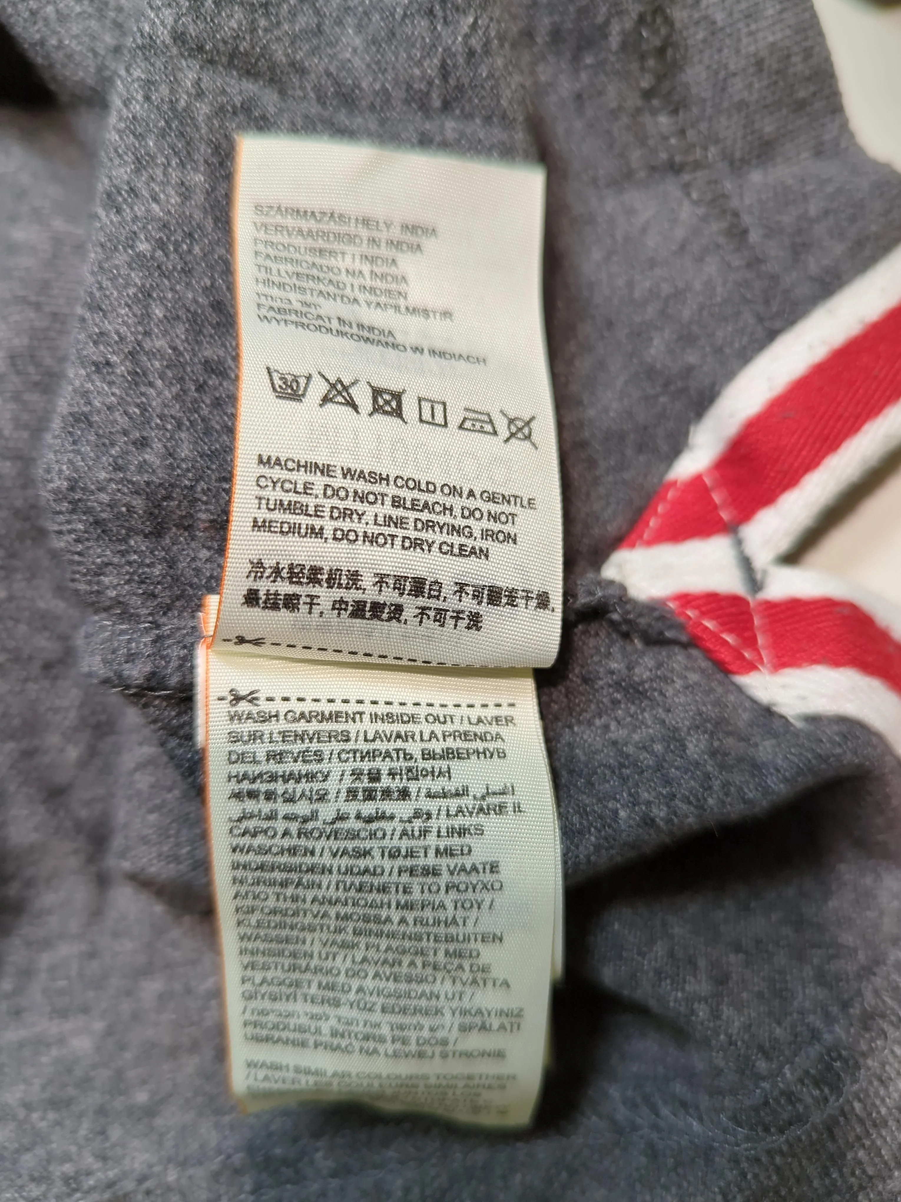 Superdry Men's Polo M Grey 100% Cotton Basic - Image 6