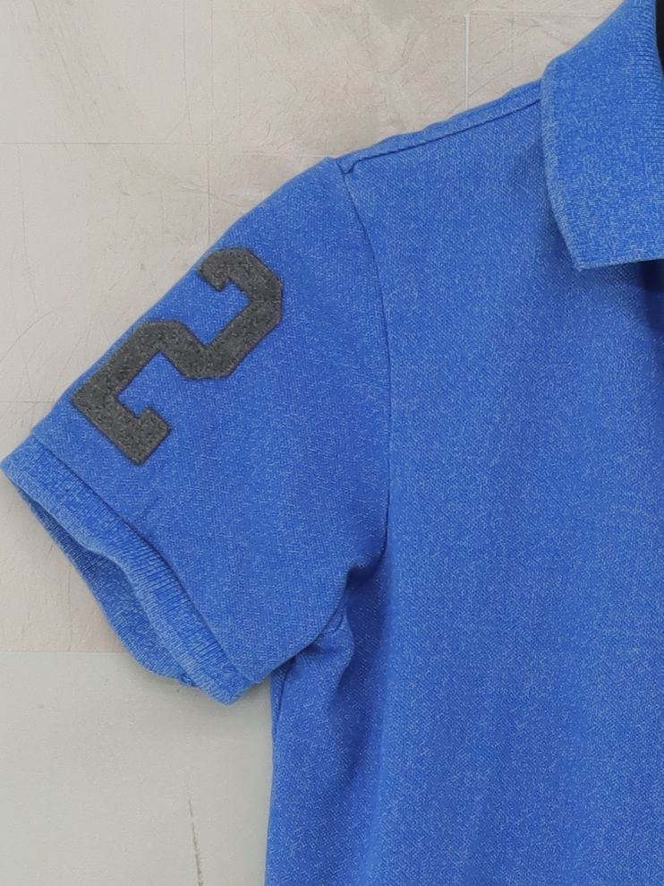 Superdry Men's Polo S Blue Cotton with Polyester Basic - Image 4