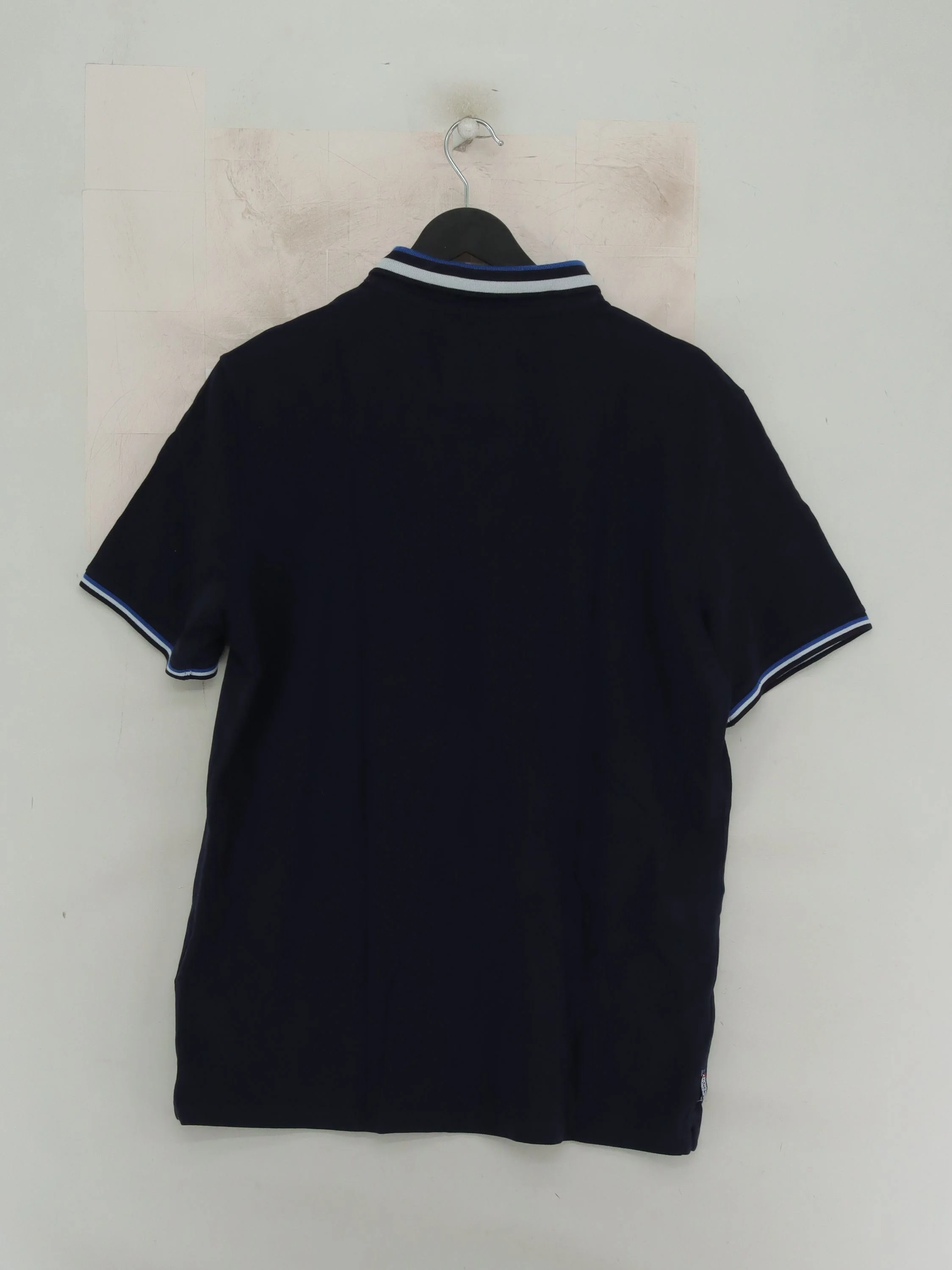 Superdry Men's Polo XL Blue 100% Cotton Basic - Image 2