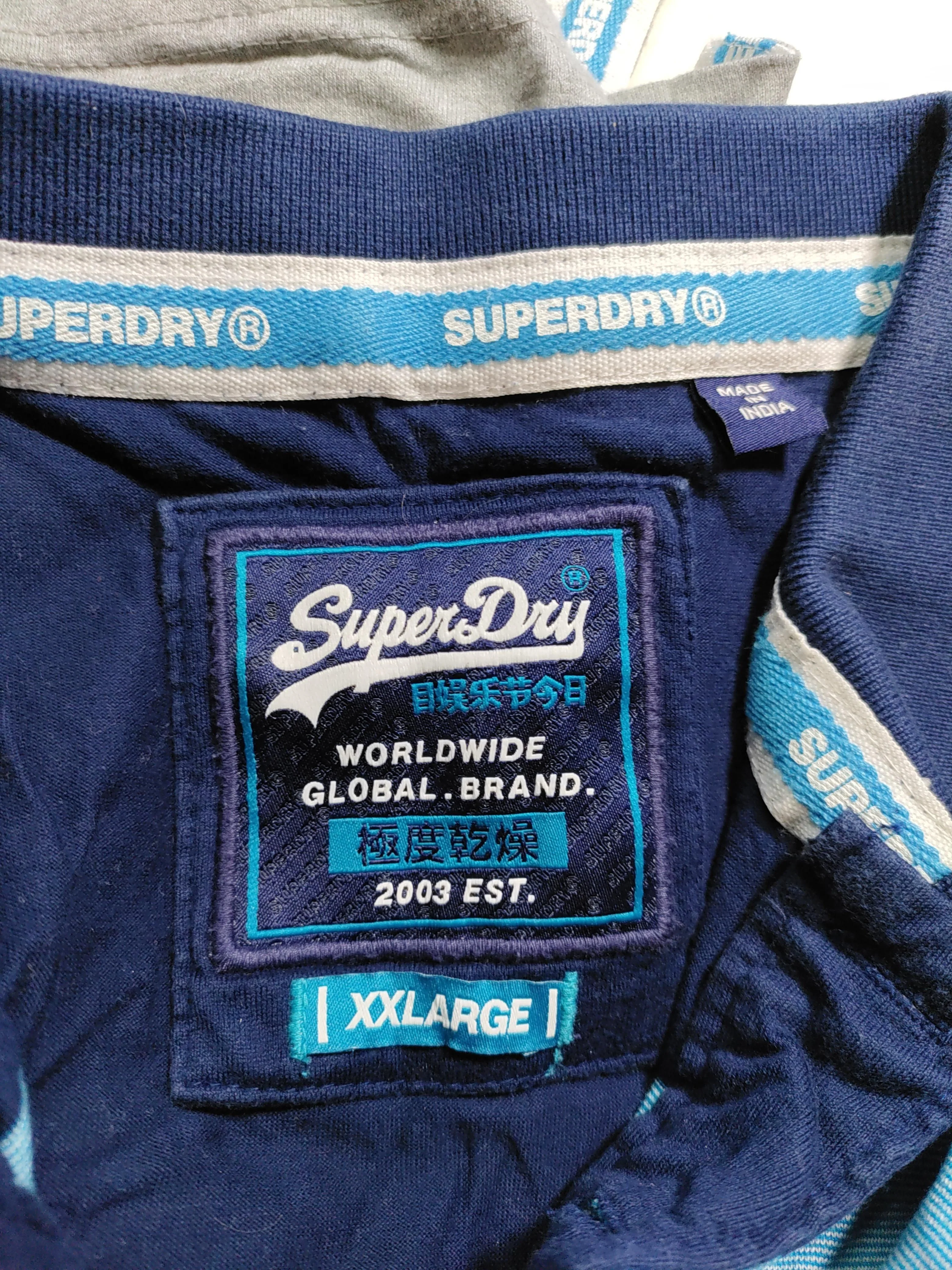 Superdry Men's Polo XXL Multi Striped 100% Cotton Basic - Image 5