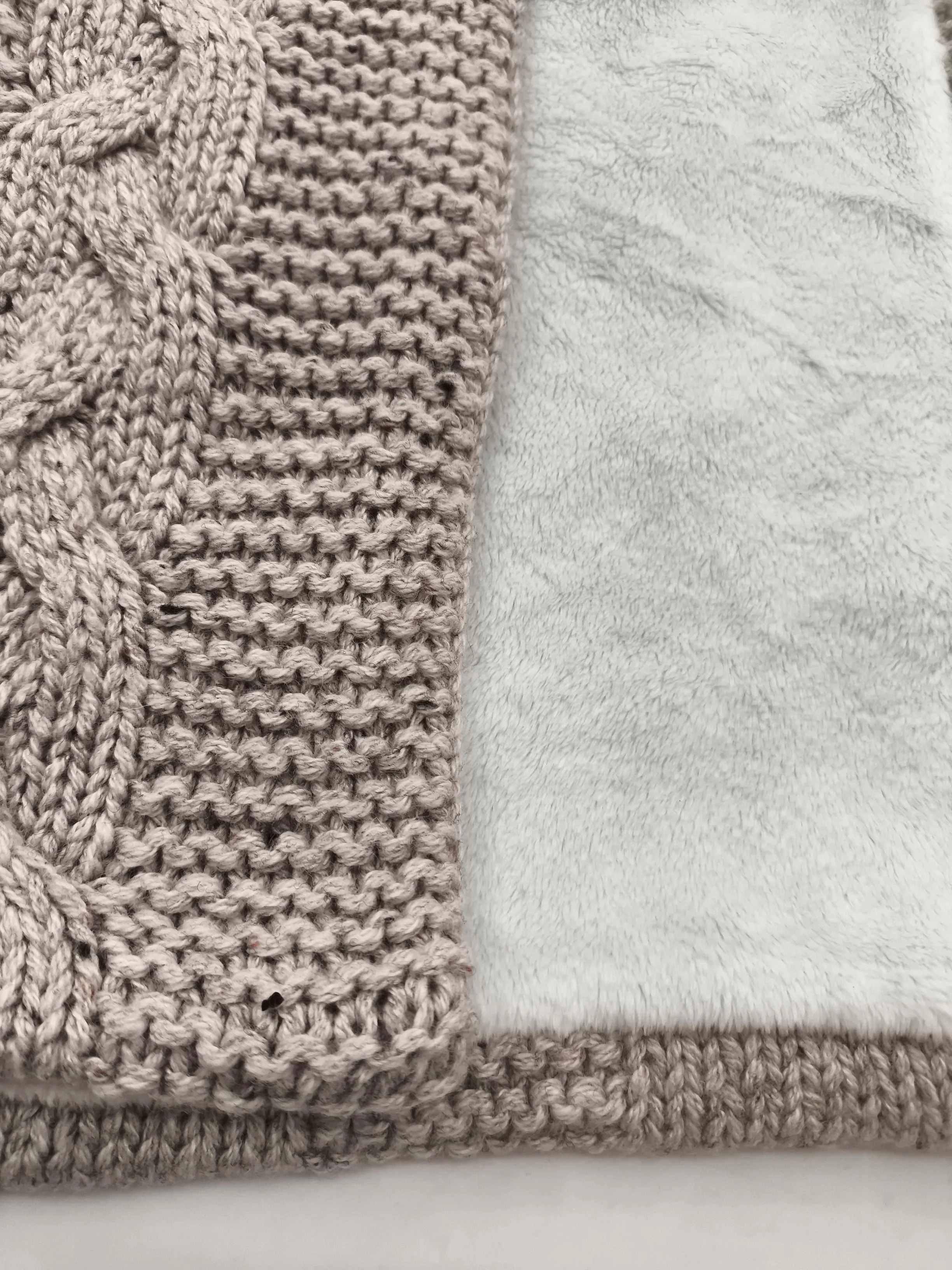Superdry Men's Scarf Brown Polyester with Wool Scarf - Image 4