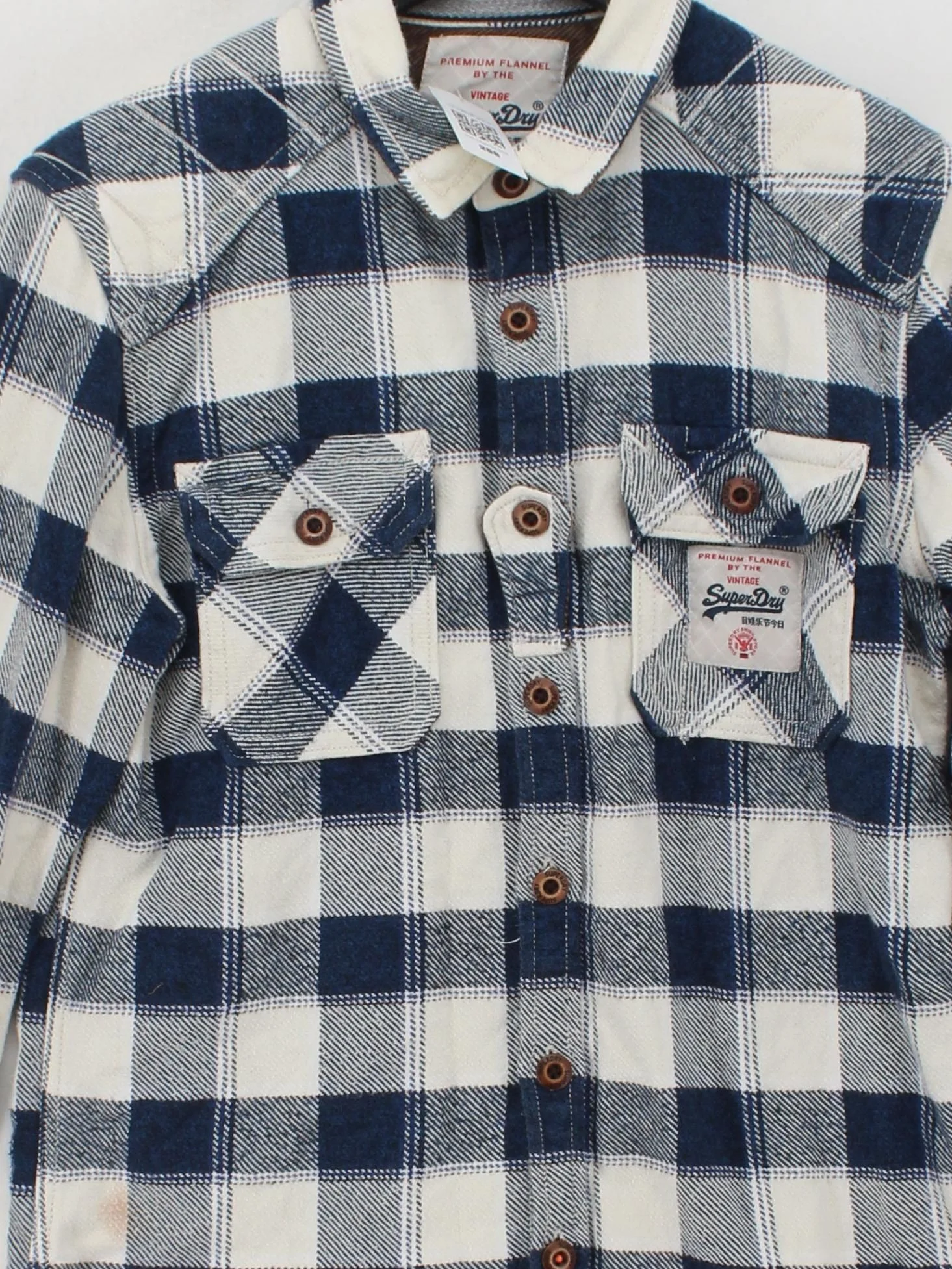 Superdry Men's Shirt L Multi Checkered 100% Cotton Basic - Image 3