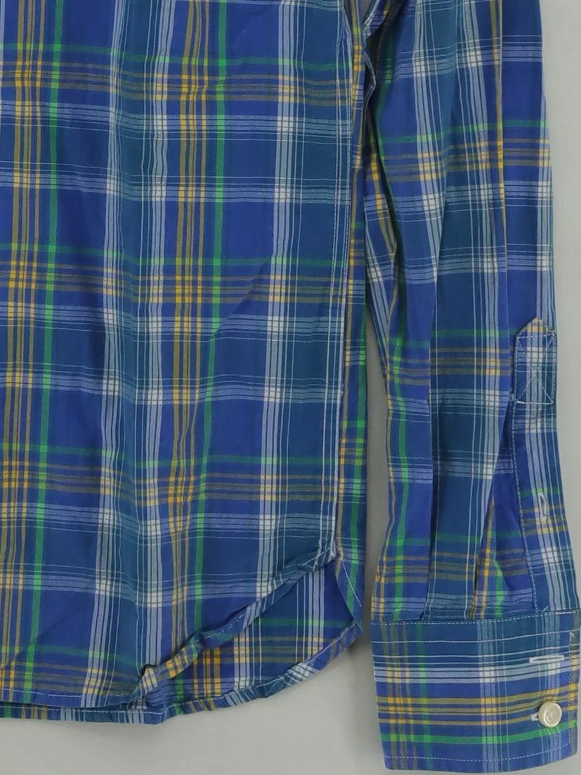 Superdry Men's Shirt M Blue Checkered 100% Cotton Basic - Image 4
