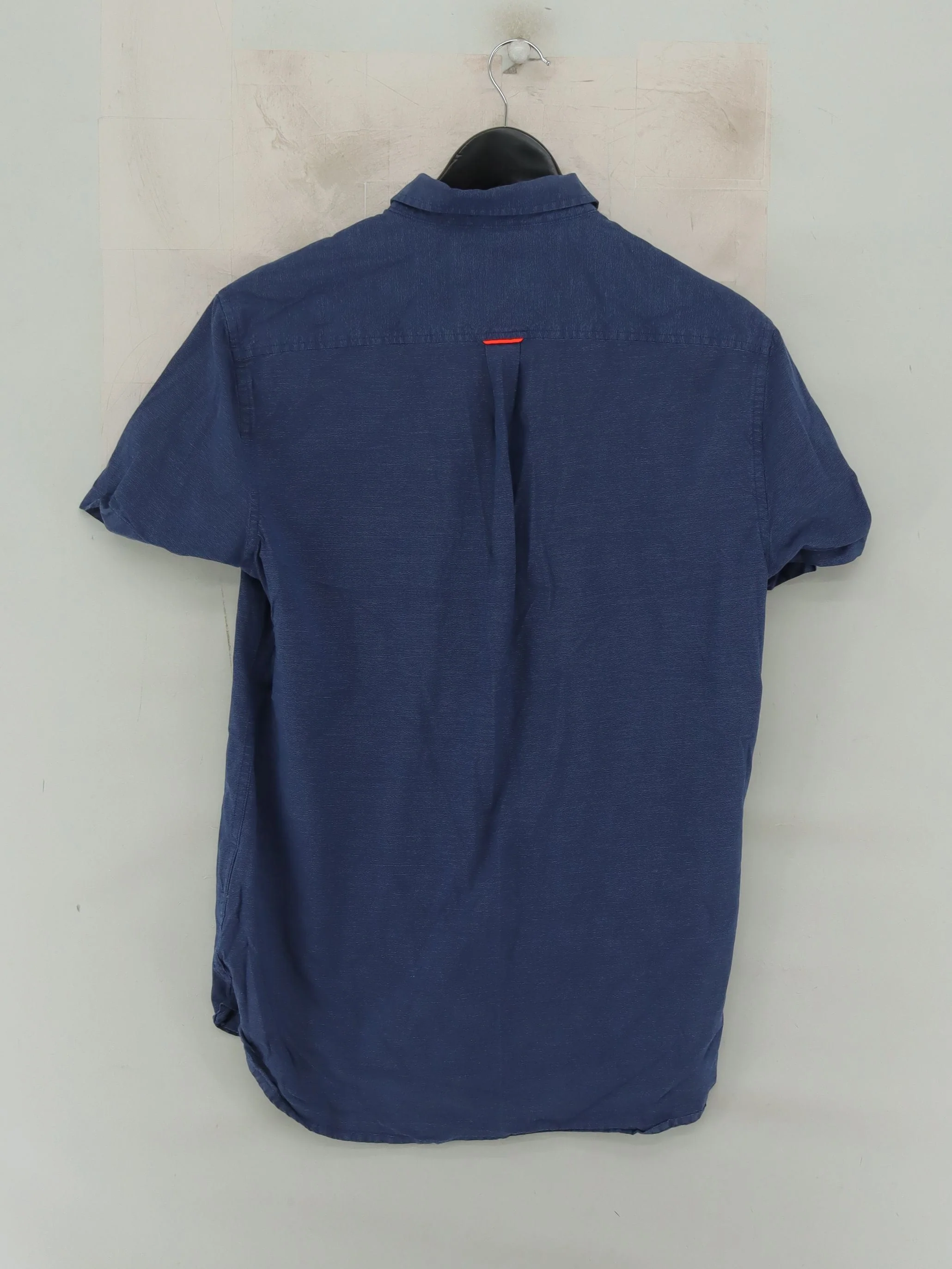 Superdry Men's Shirt S Blue 100% Cotton Basic - Image 2