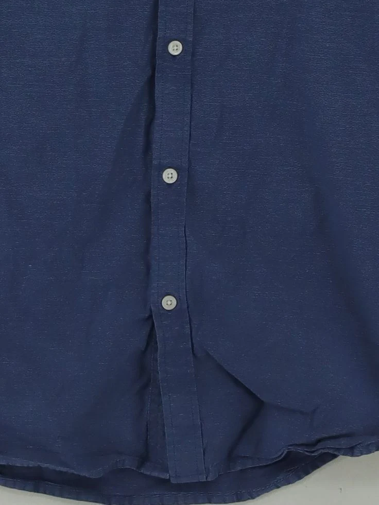 Superdry Men's Shirt S Blue 100% Cotton Basic - Image 4
