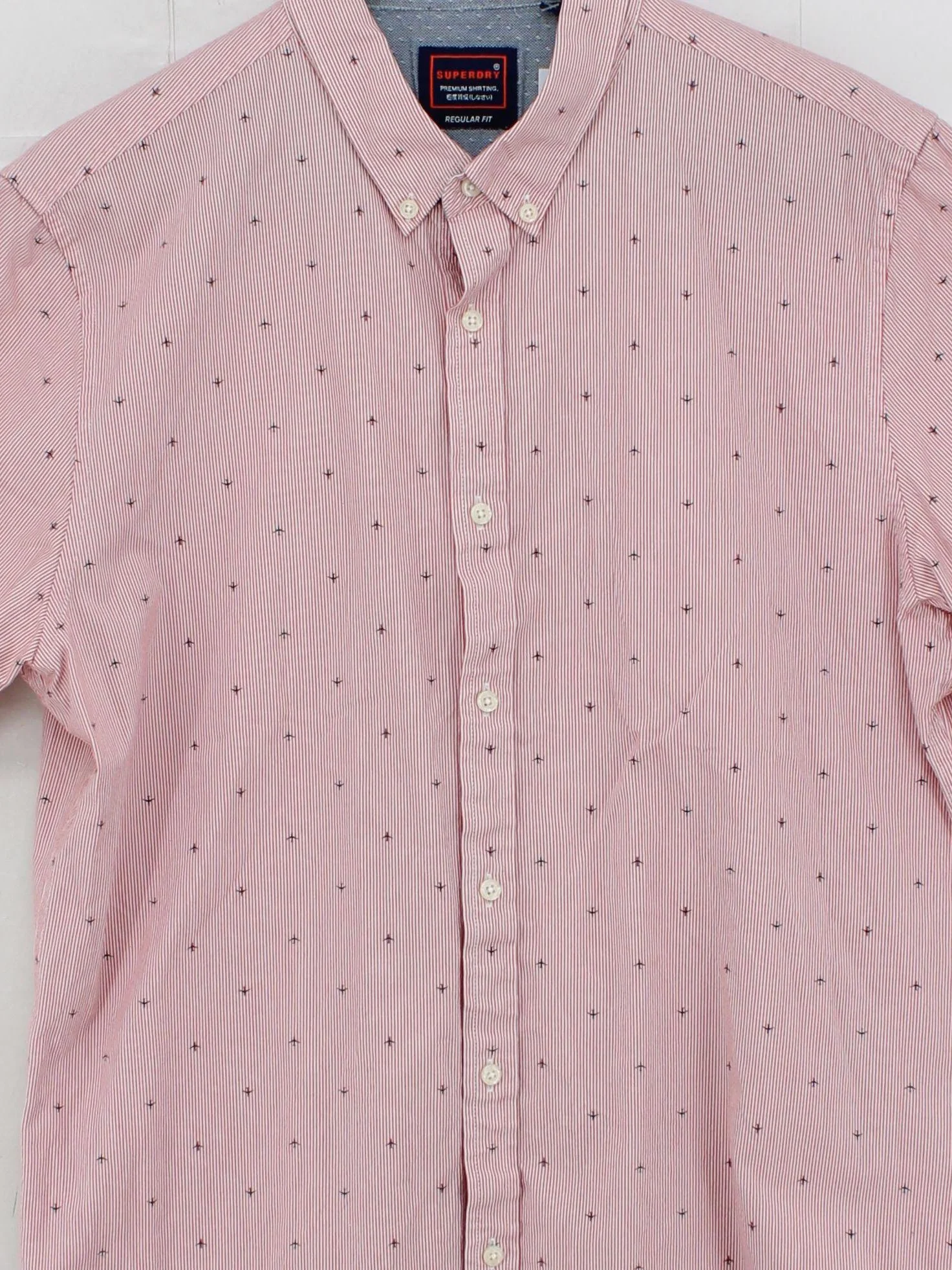 Superdry Men's Shirt XL Pink 100% Cotton Basic - Image 3