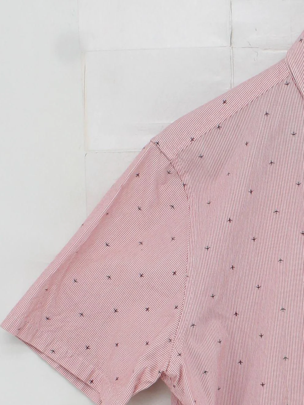 Superdry Men's Shirt XL Pink 100% Cotton Basic - Image 4