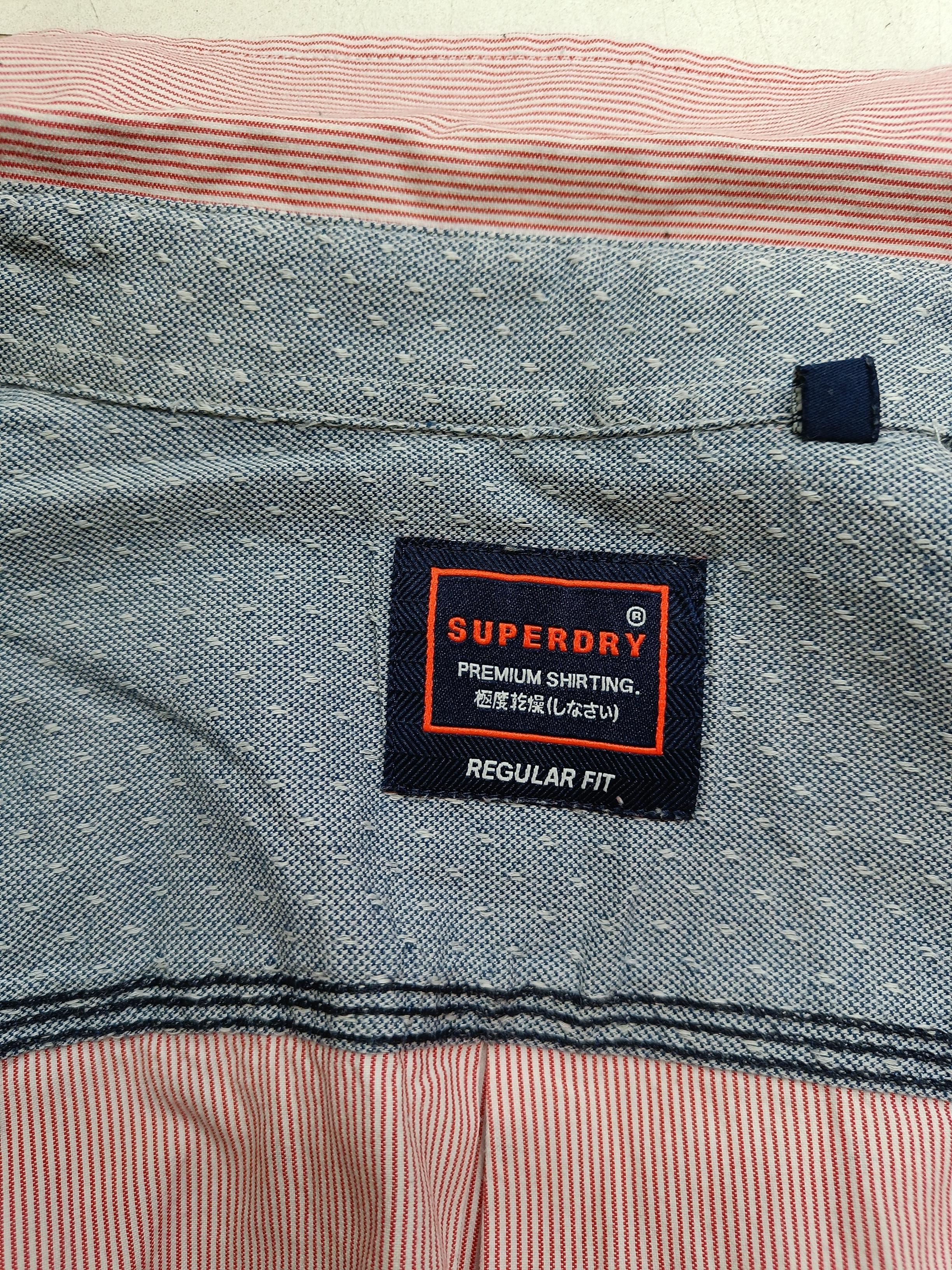 Superdry Men's Shirt XL Pink 100% Cotton Basic - Image 5