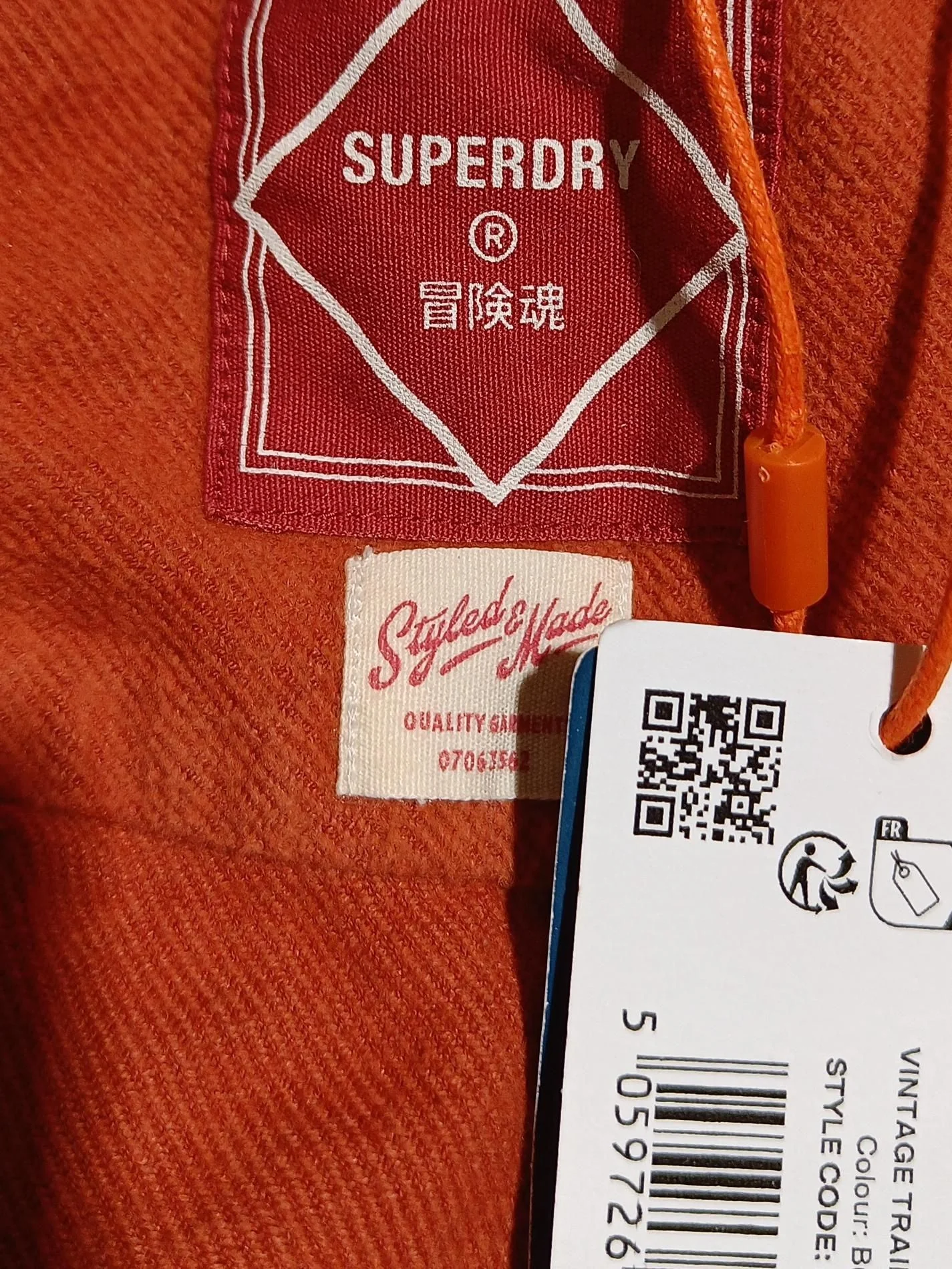Superdry Men's Shirt XXL Orange 100% Cotton Basic - Image 5