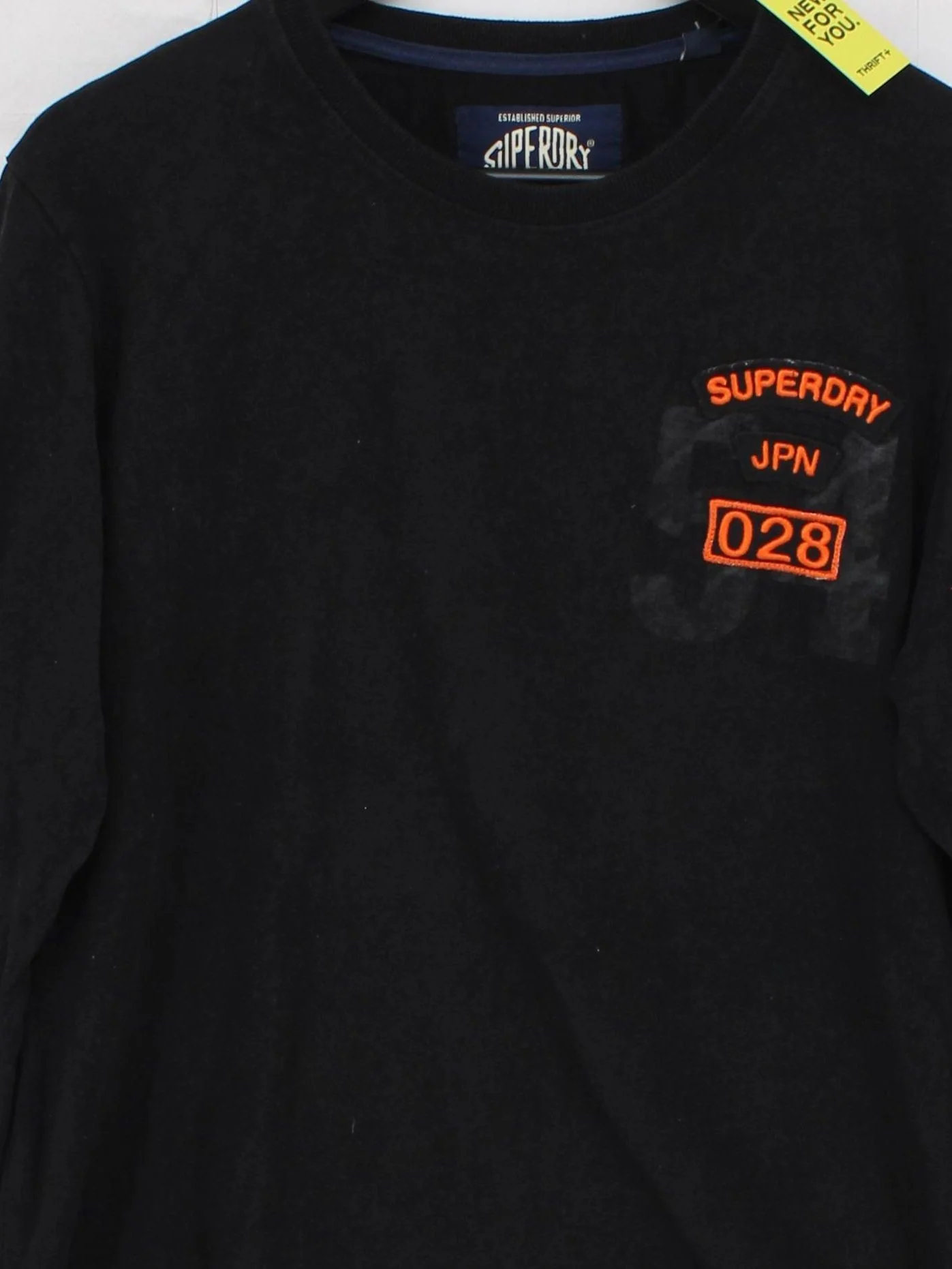 Superdry Men's T-Shirt L Black Graphic 100% Cotton Basic - Image 3