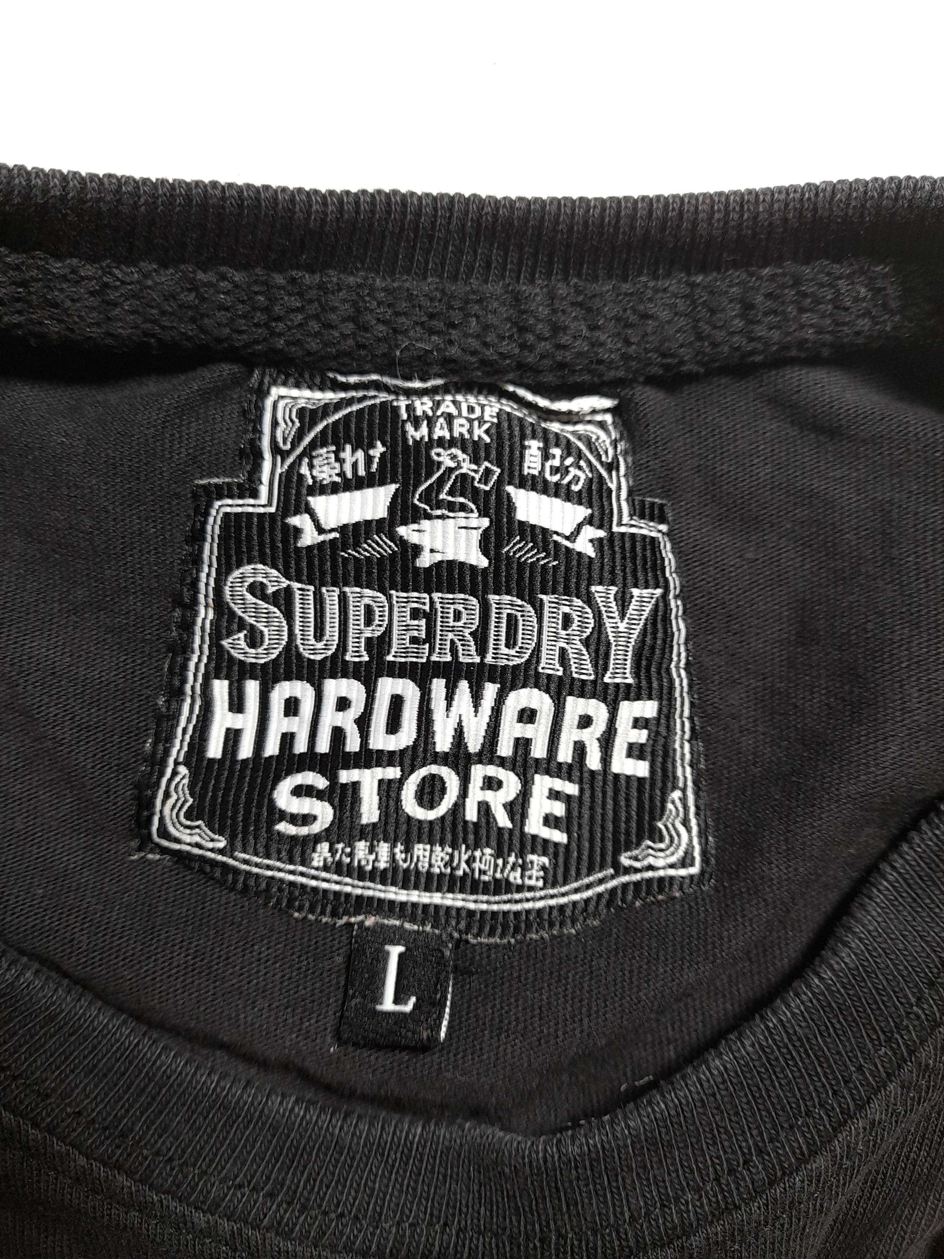 Superdry Men's T-Shirt L Black Graphic 100% Cotton Basic - Image 6
