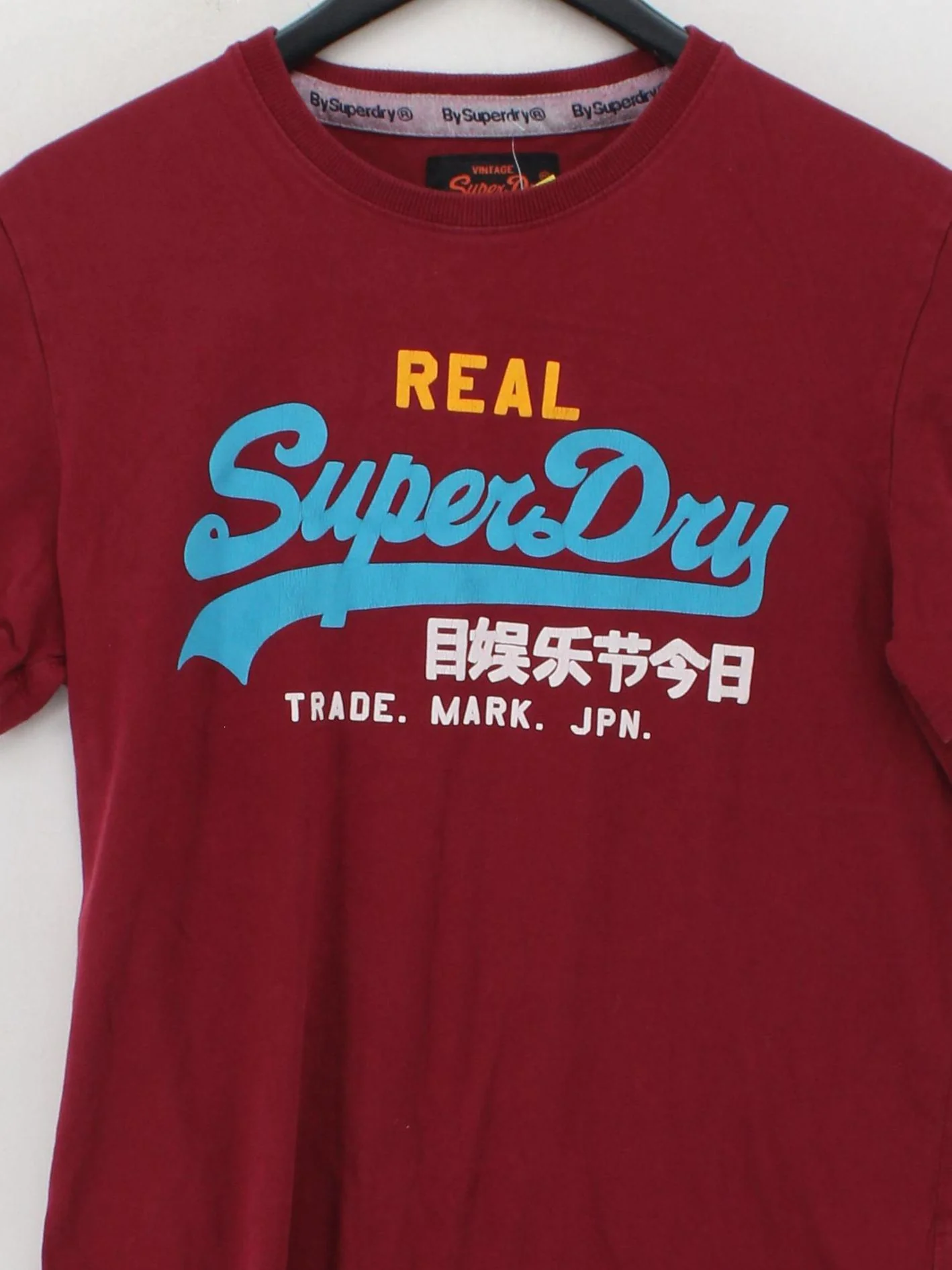 Superdry Men's T-Shirt L Red Graphic 100% Cotton Basic - Image 3