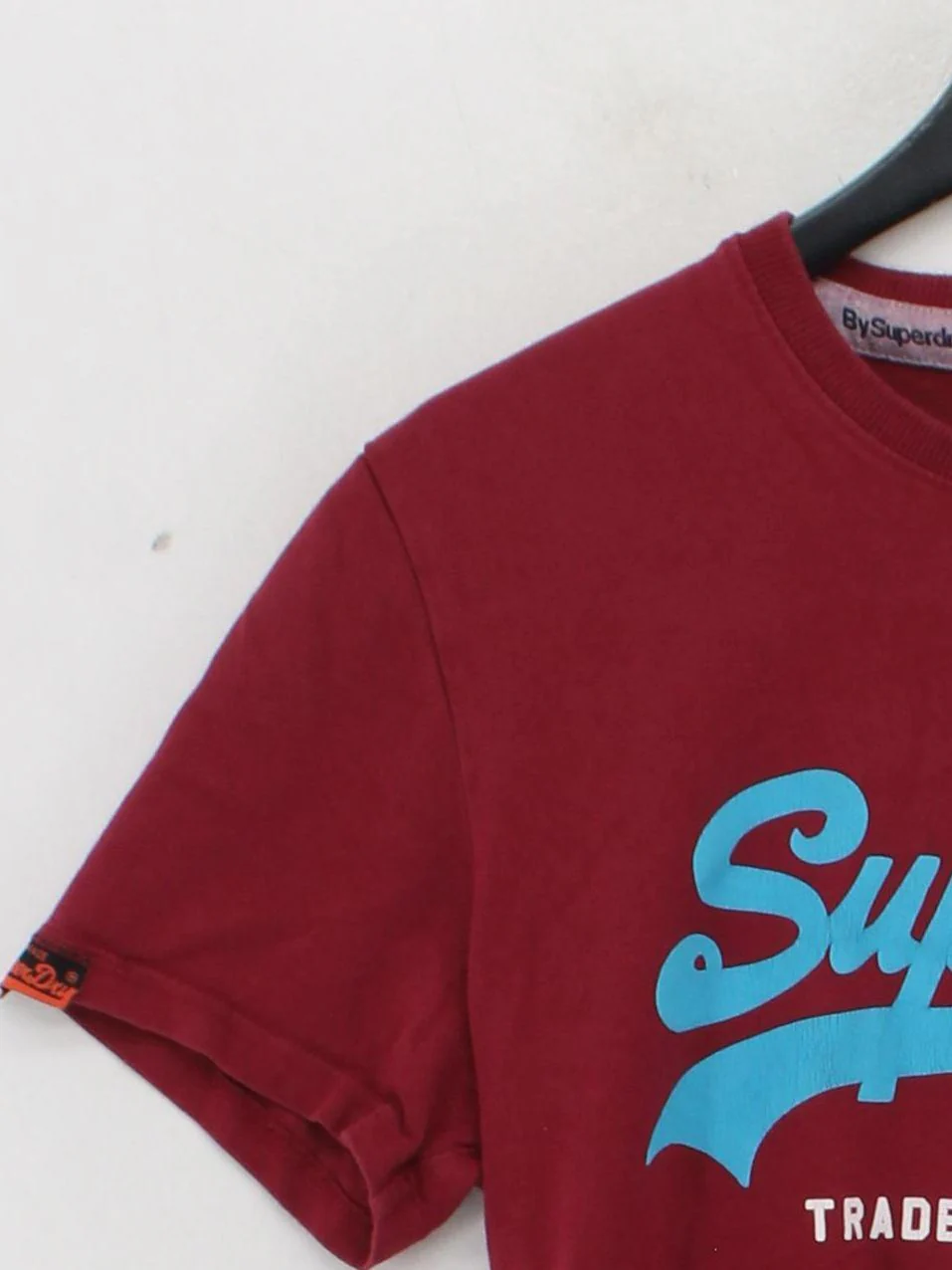 Superdry Men's T-Shirt L Red Graphic 100% Cotton Basic - Image 4