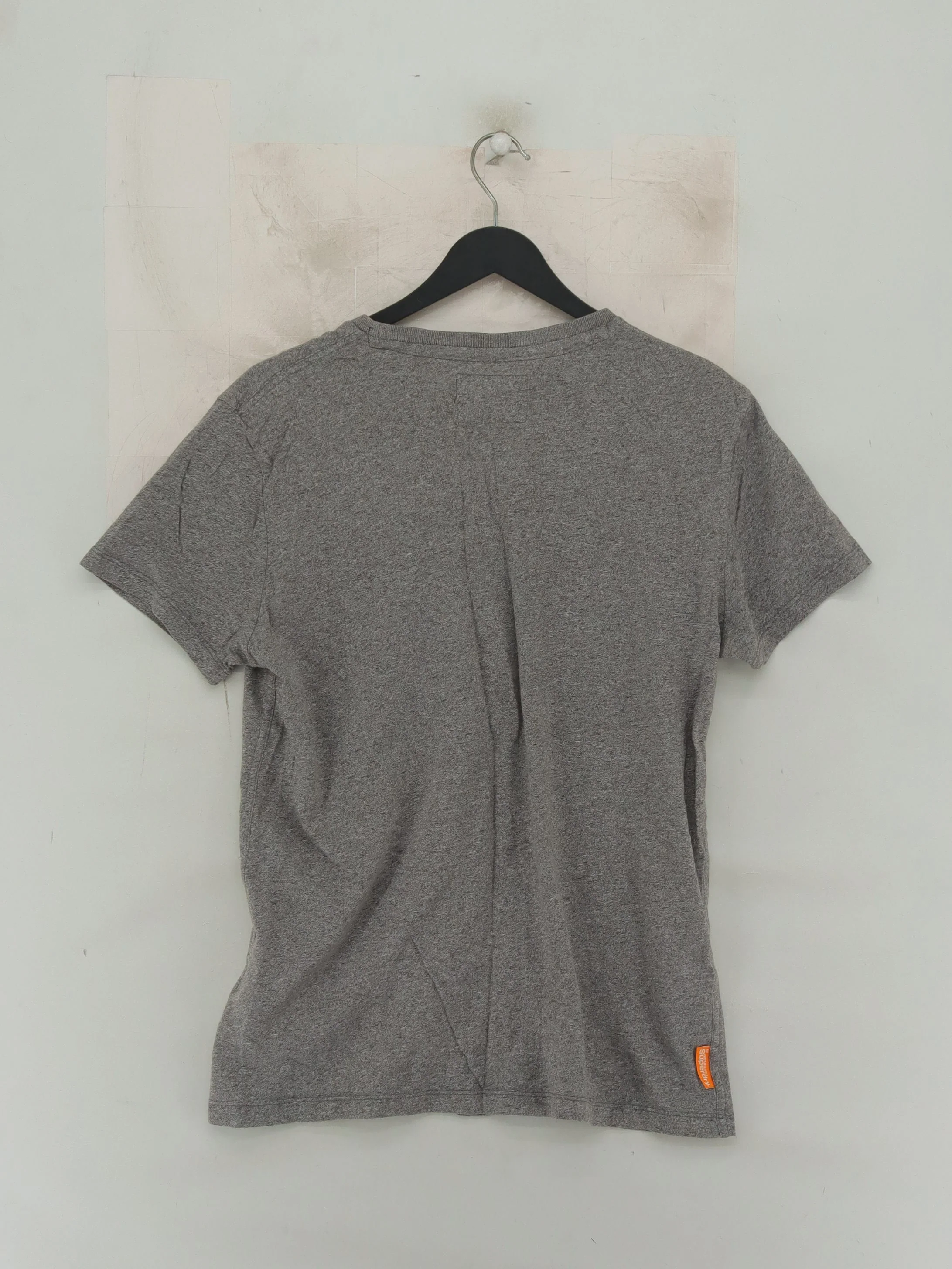 Superdry Men's T-Shirt M Grey 100% Cotton Basic - Image 2